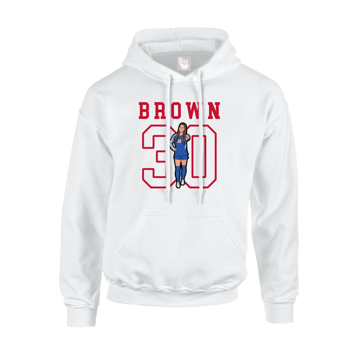 Youth Hoodie — Shirsey in White