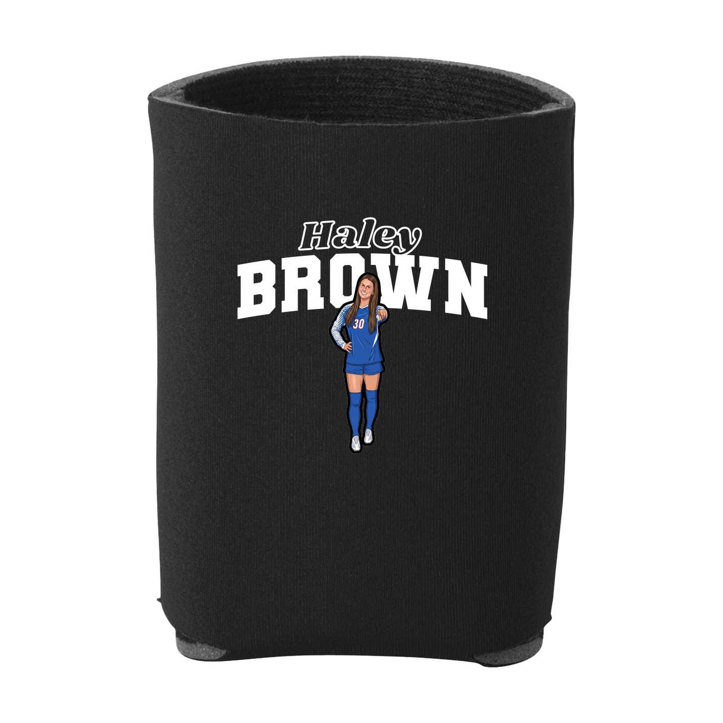 Can Holder — Name Arch in Black