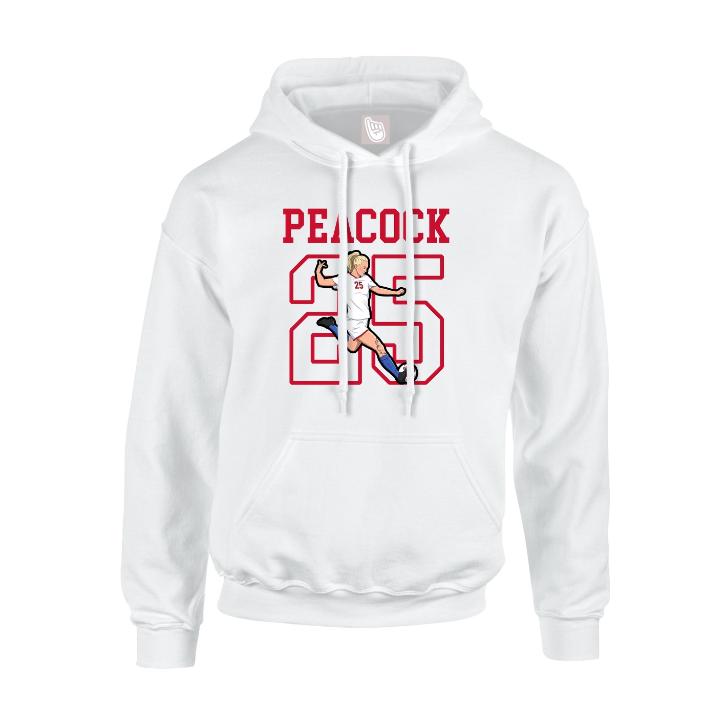 Hoodie — Shirsey in White