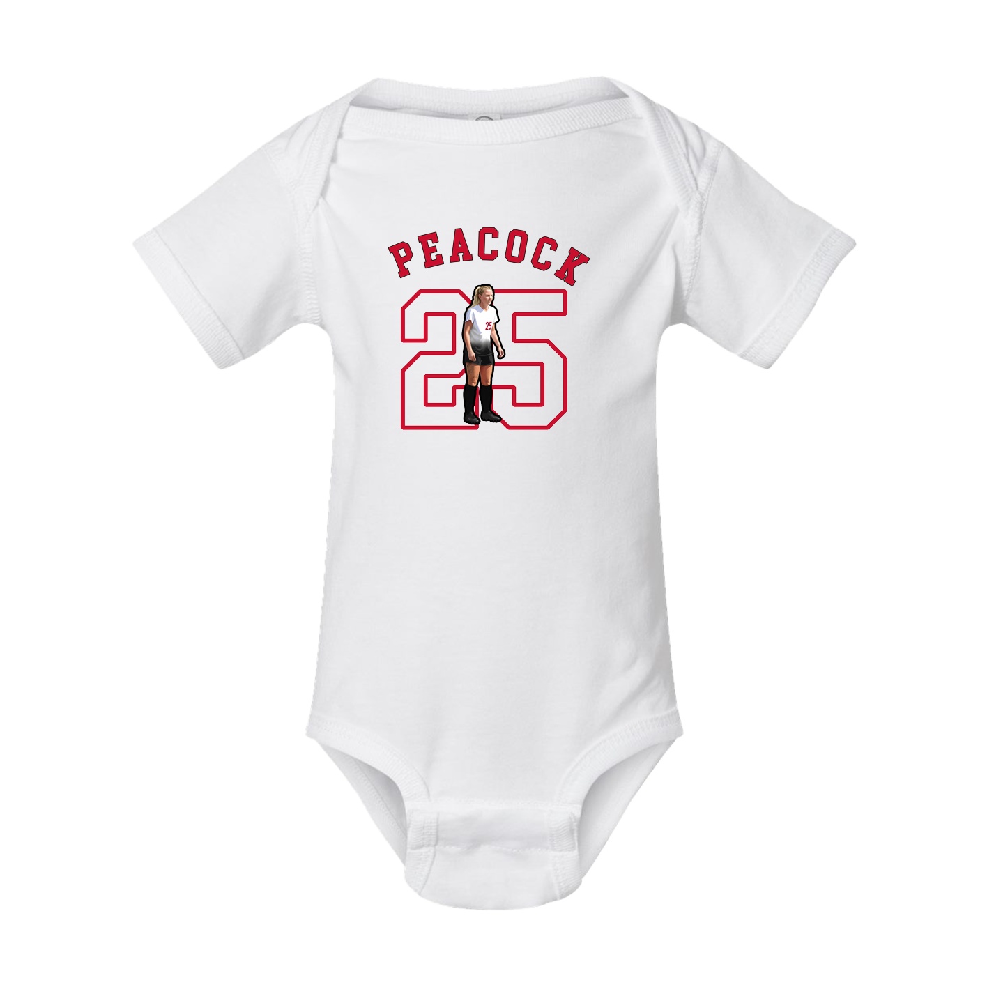 Baby Onesie — Shirsey Arch in White