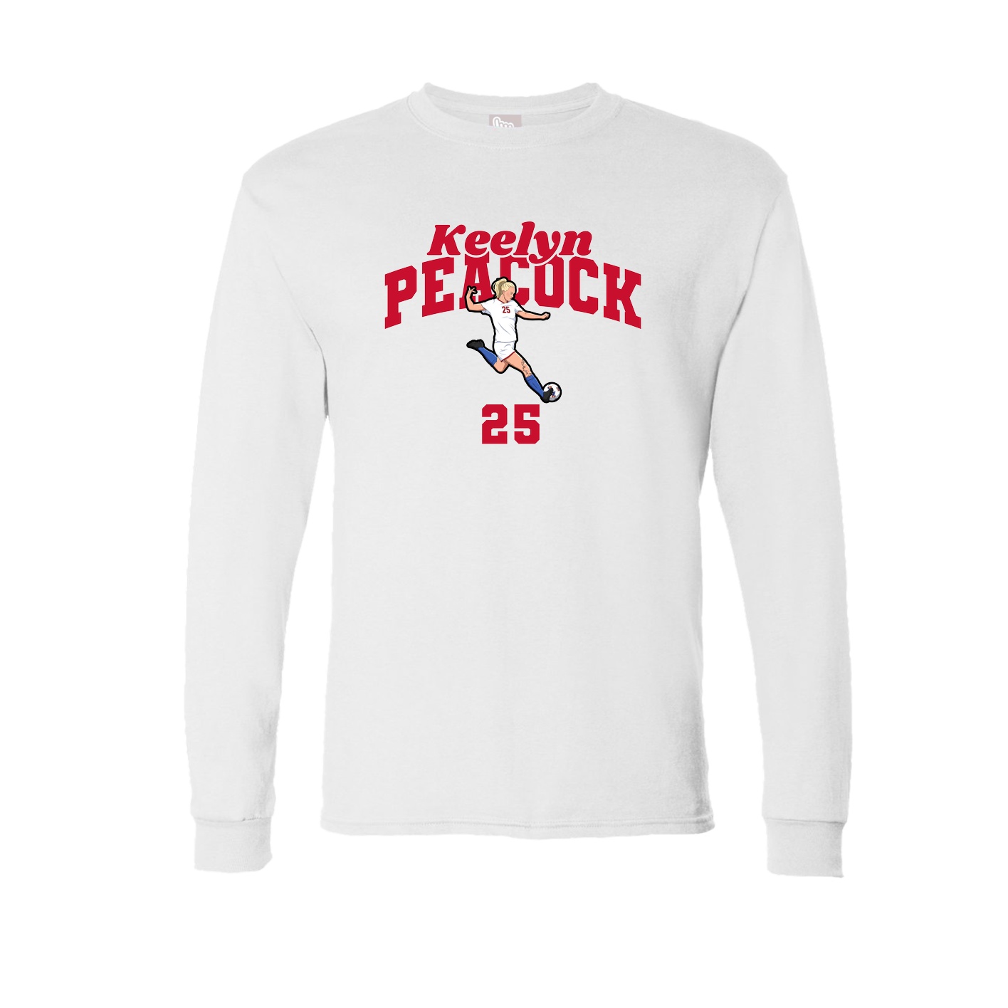 Long Sleeve Tee — Signature Arch in White