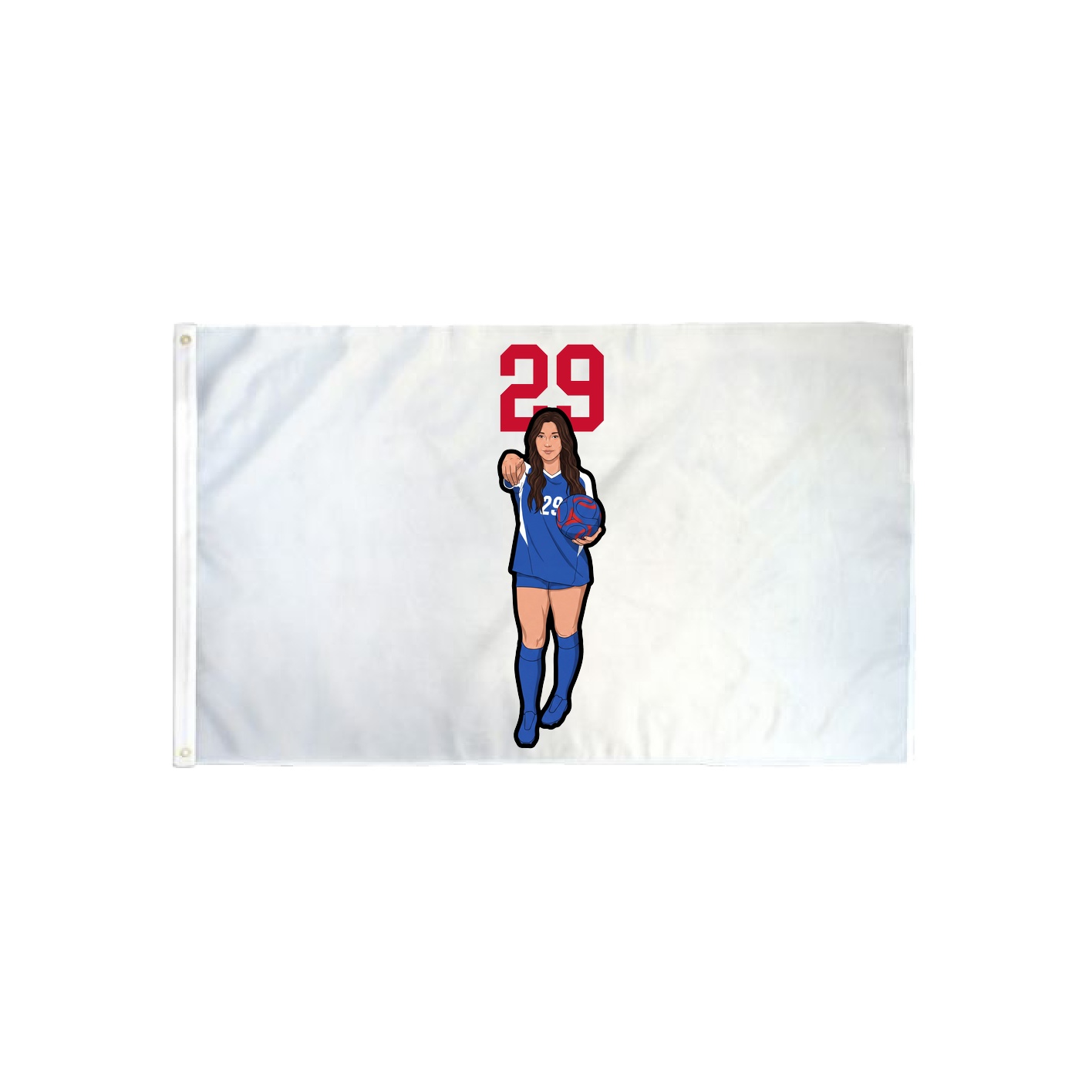 3x5 Flag — Number Top in Classic