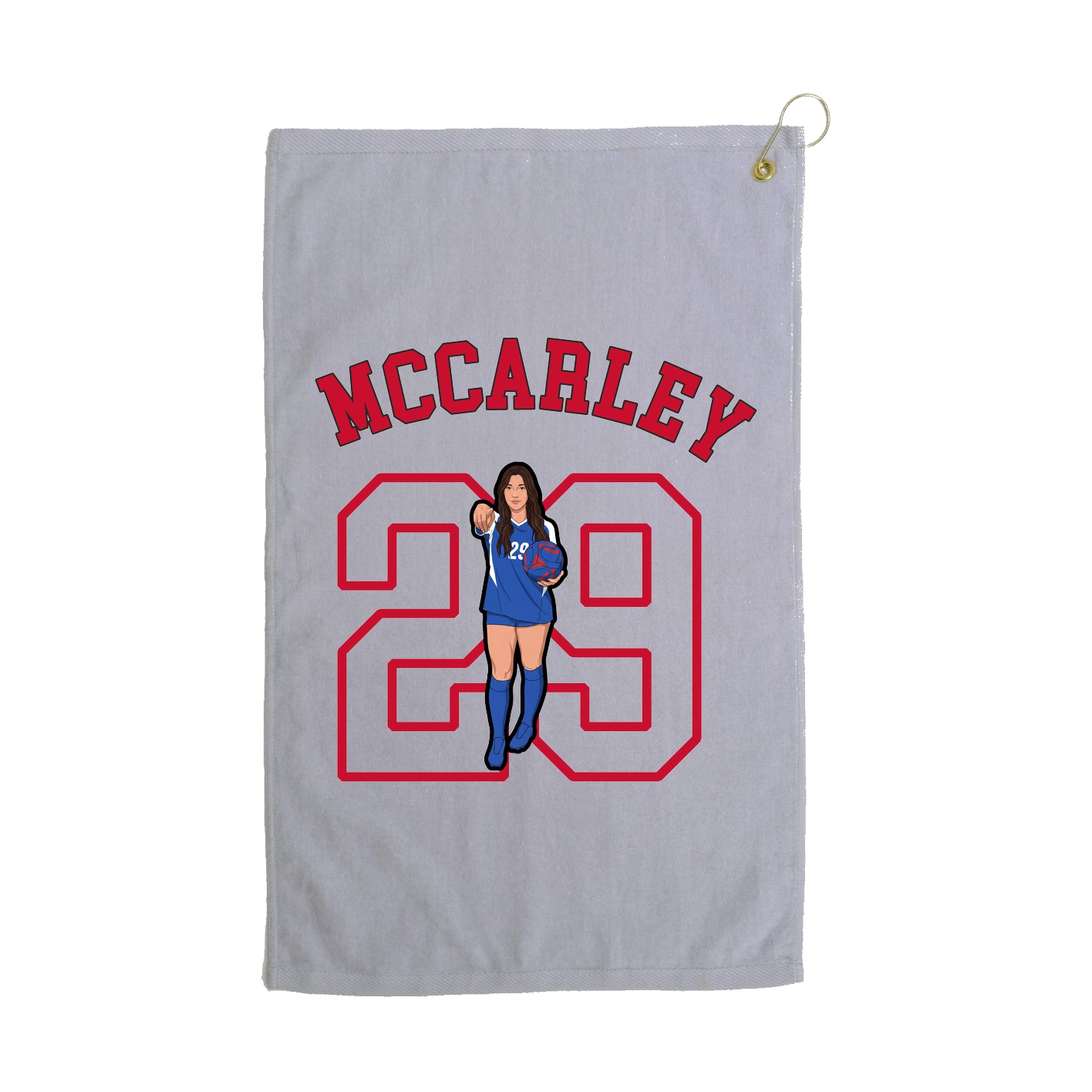 Golf Towel — Shirsey Arch in Grey
