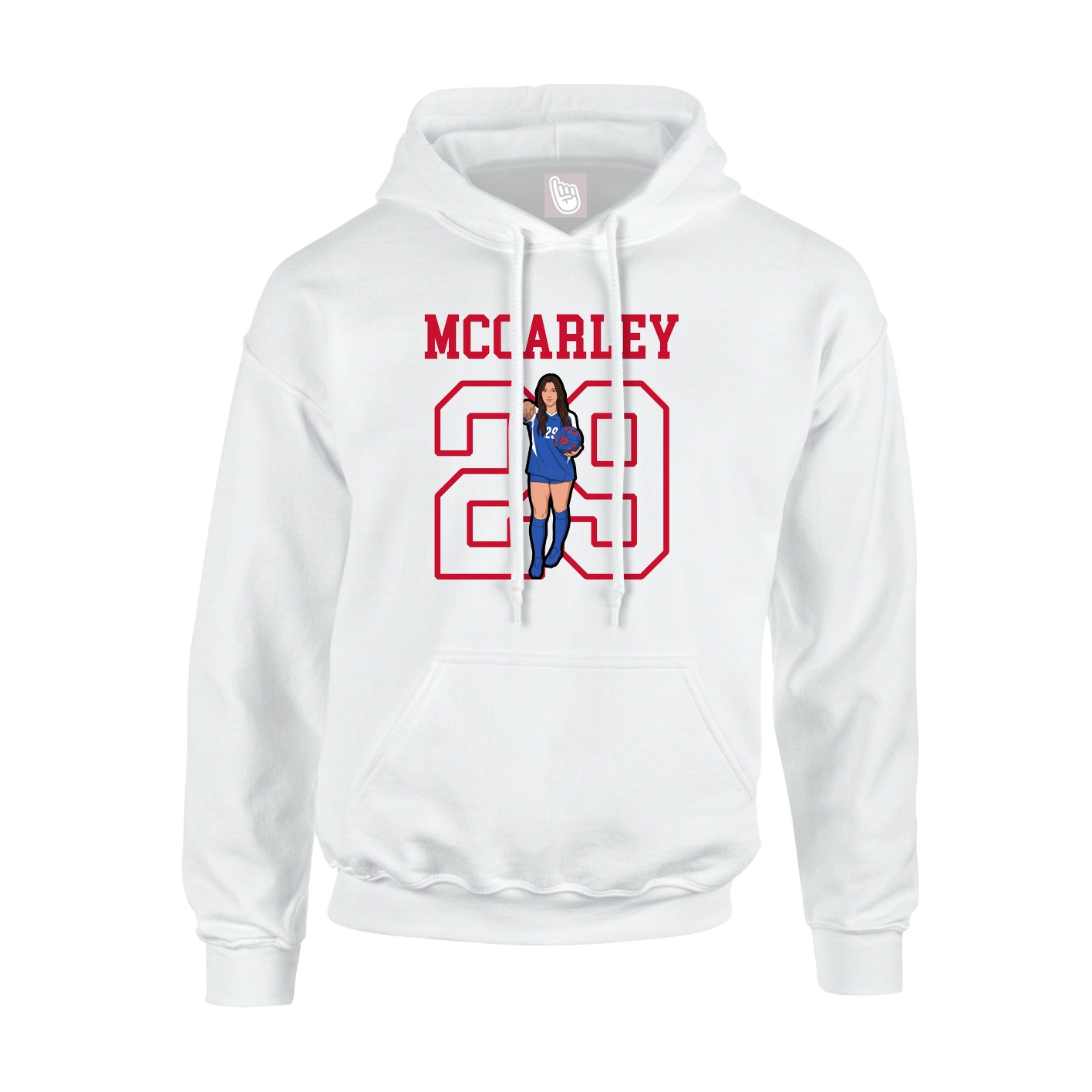 Youth Hoodie — Shirsey in White