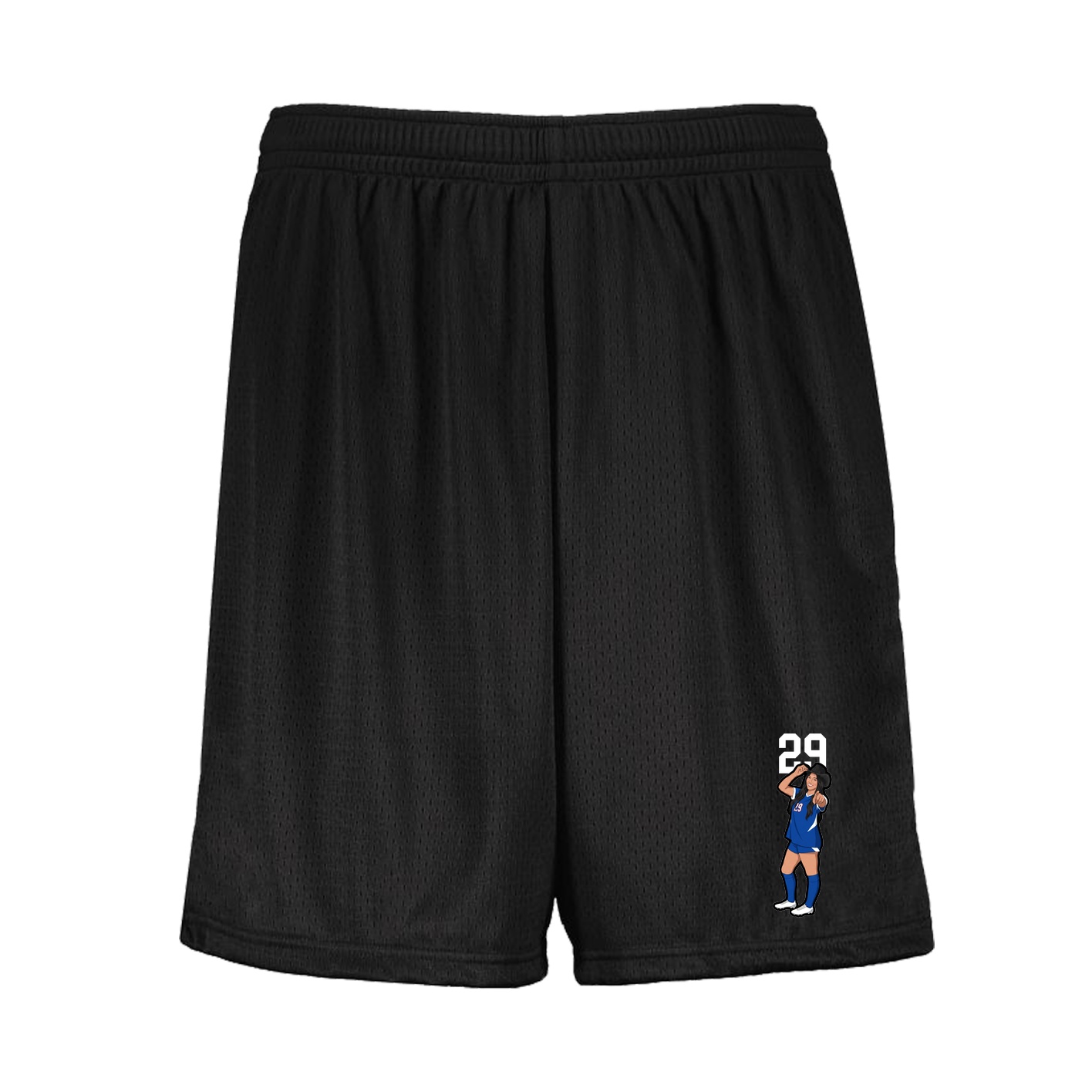Shorts — Number Top in Black