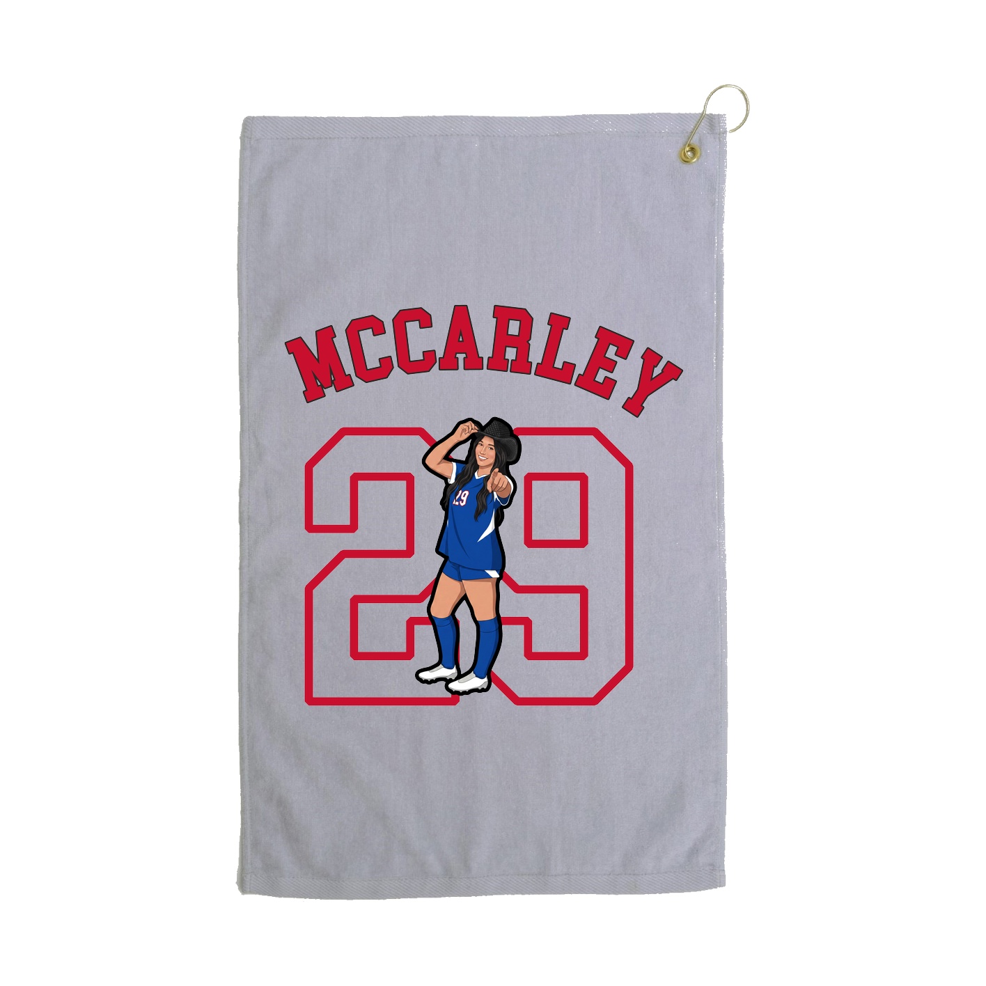Golf Towel — Shirsey Arch in Grey