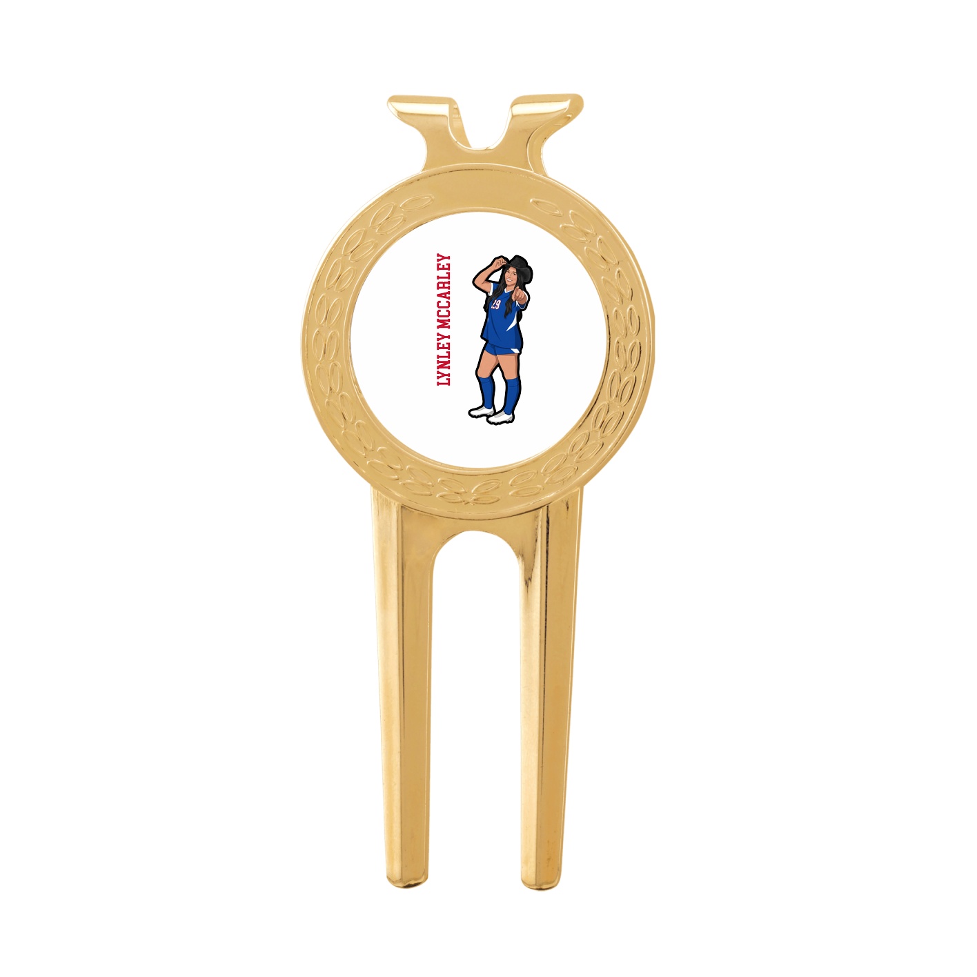 Divot Tool with Ball Marker — Name Vertical in Classic