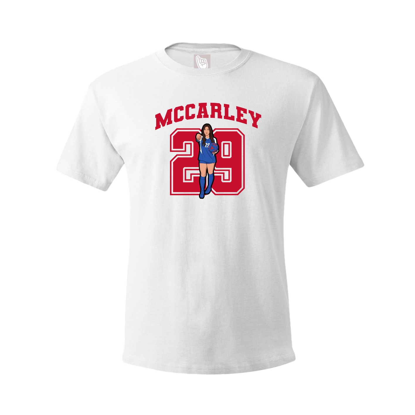 Tee — Number in White