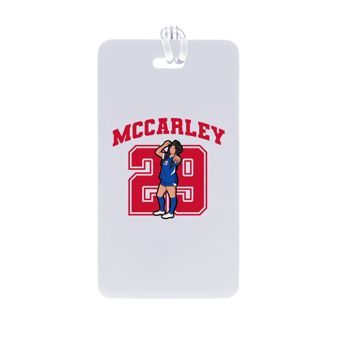 Bag Tag — Number in Classic