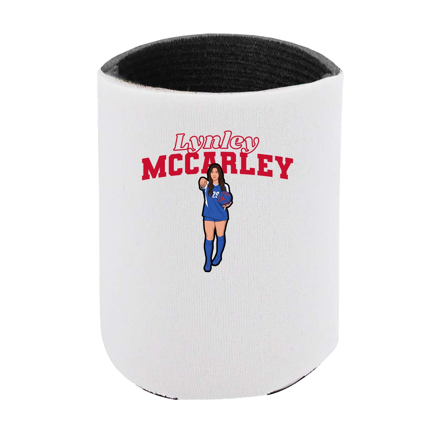 Can Holder — Name Arch in White