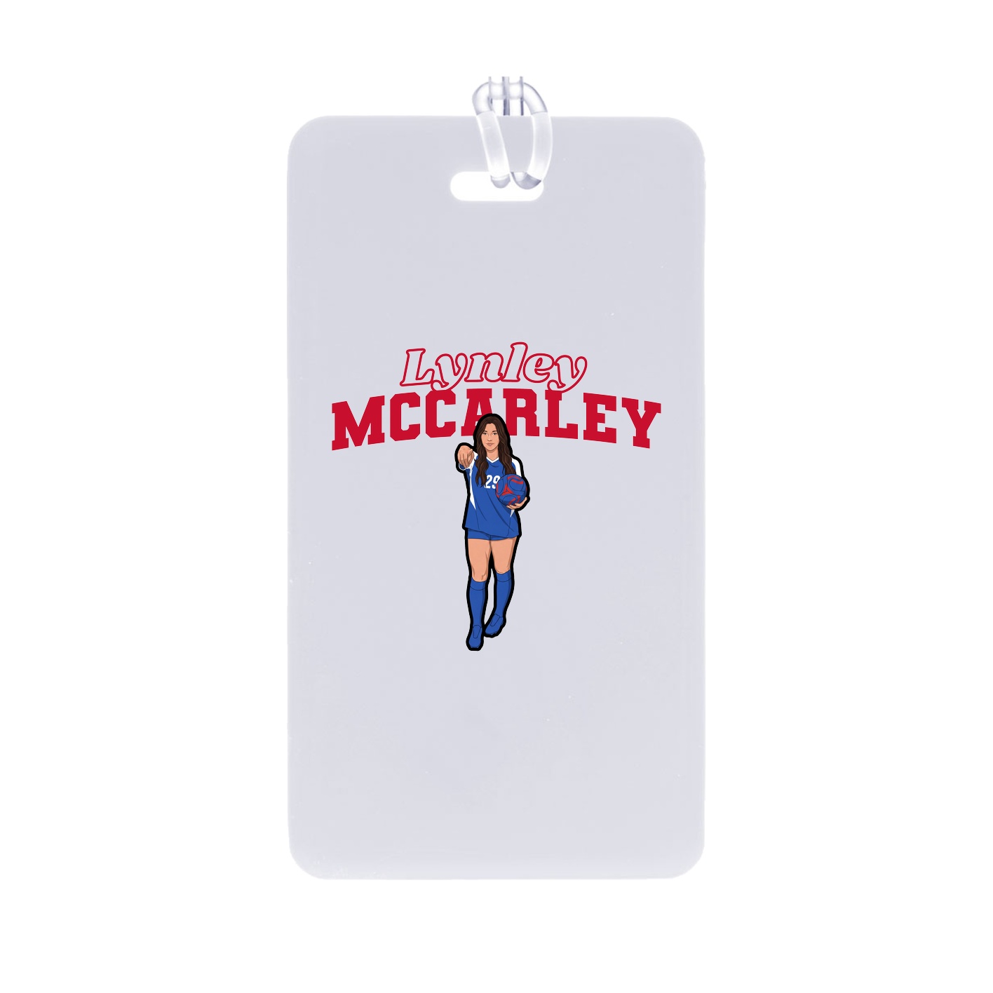 Bag Tag — Name Arch in Classic