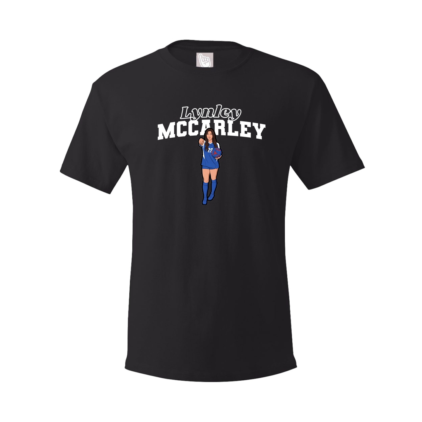 Youth Tee — Name Arch in Black