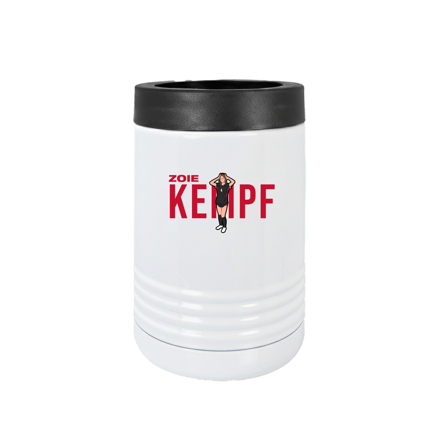 Beverage Holder — Player Name in White