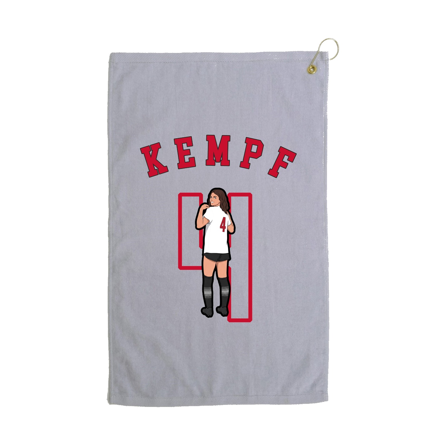 Golf Towel — Shirsey Arch in Grey