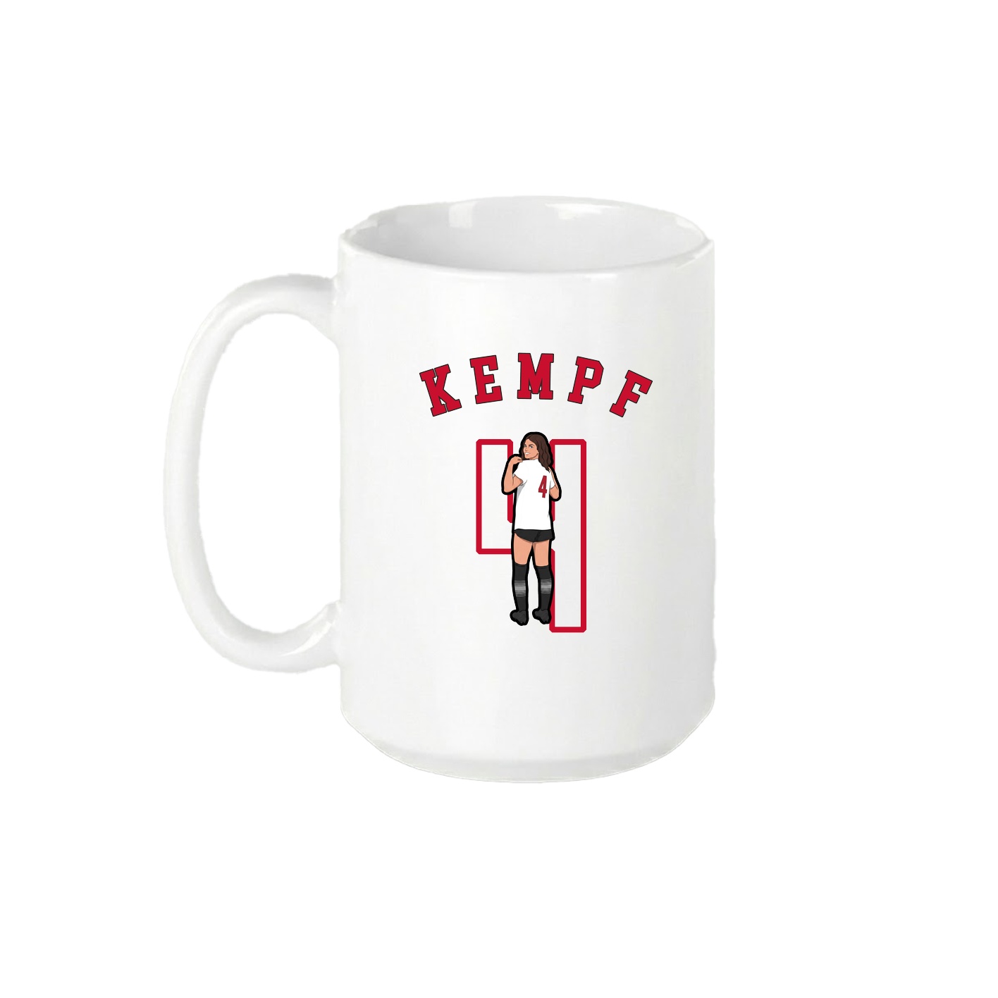 15oz Coffee Mug — Shirsey Arch in White