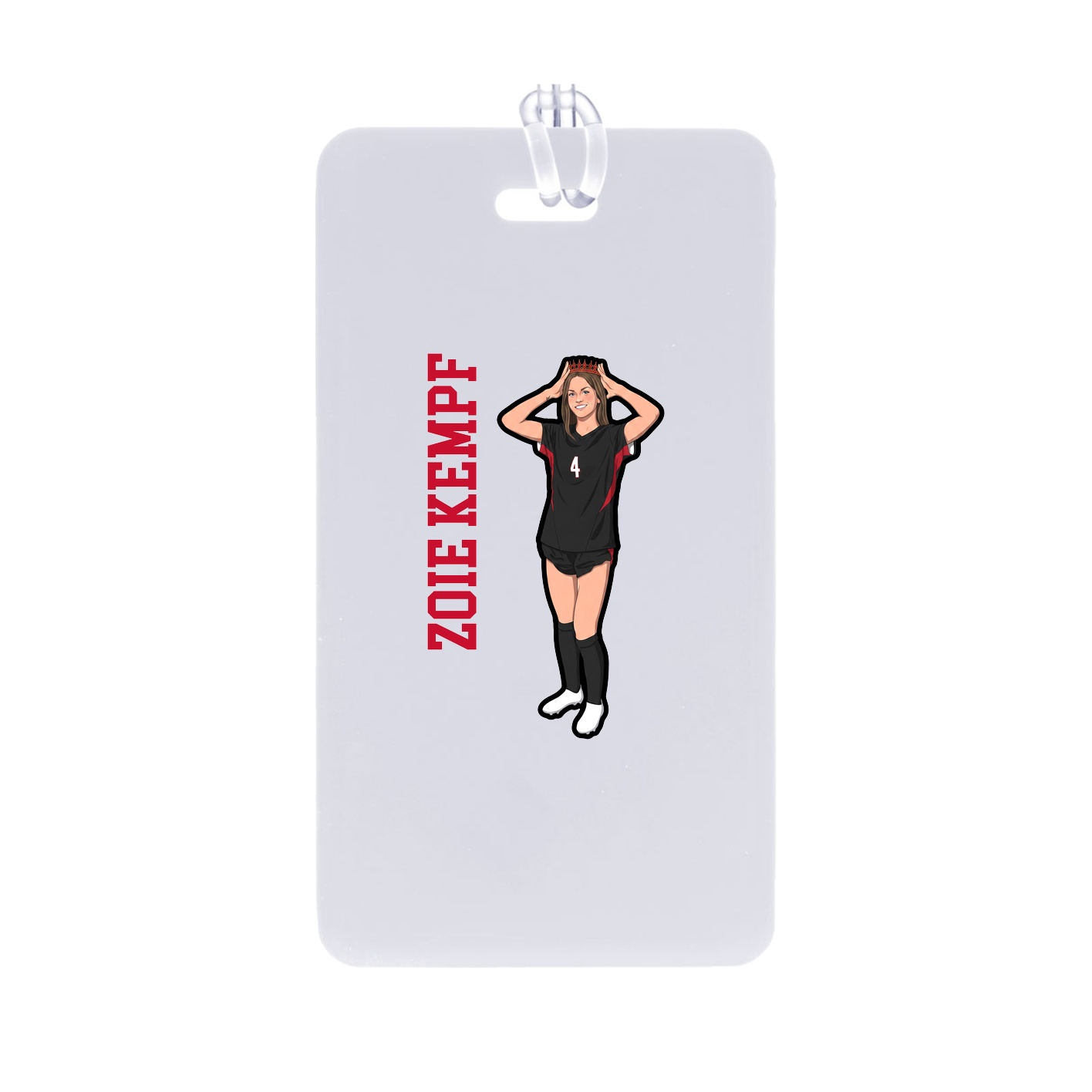 Bag Tag — Name Vertical in Classic