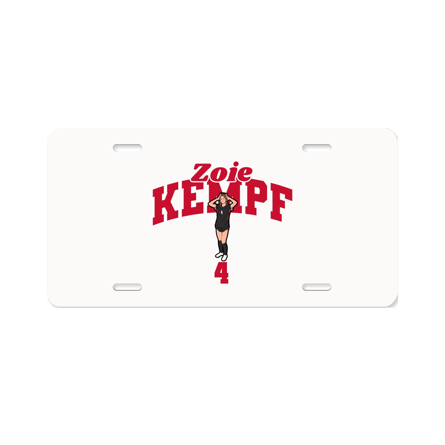License Plate — Signature Arch in Classic