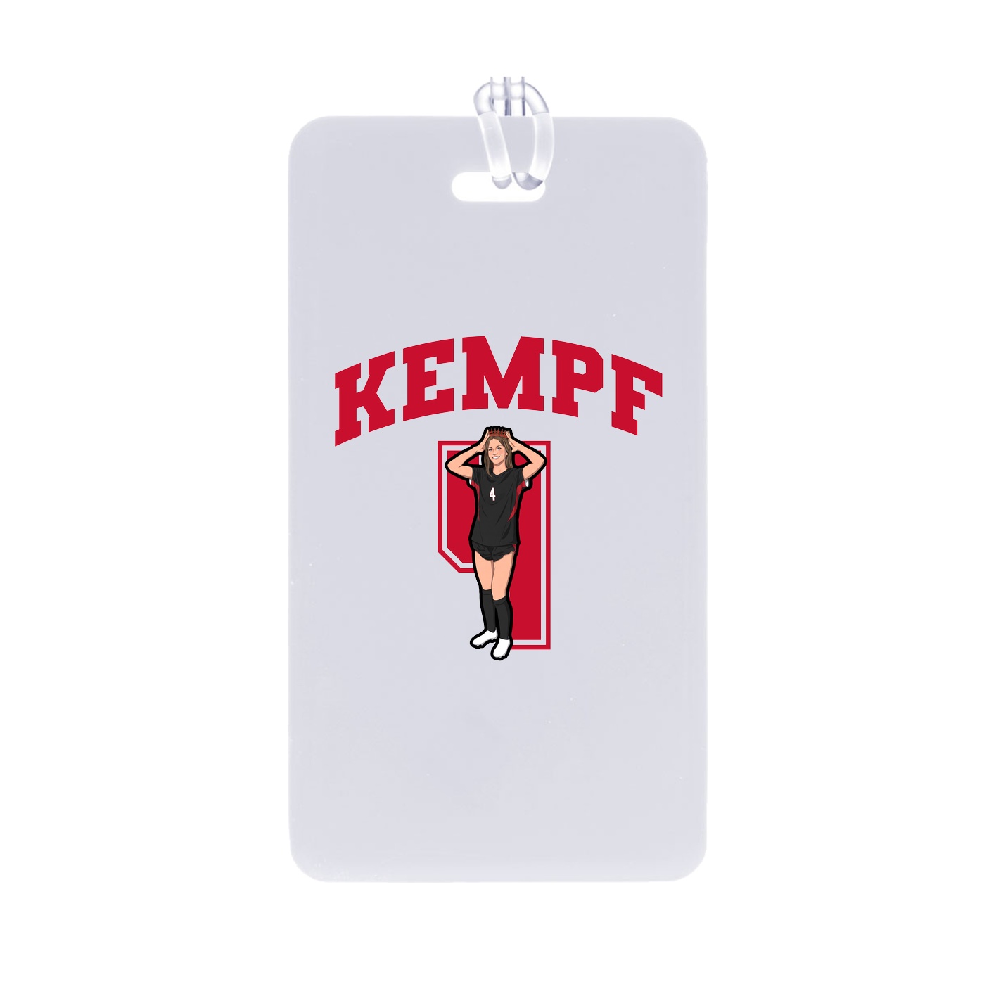 Bag Tag — Number in Classic