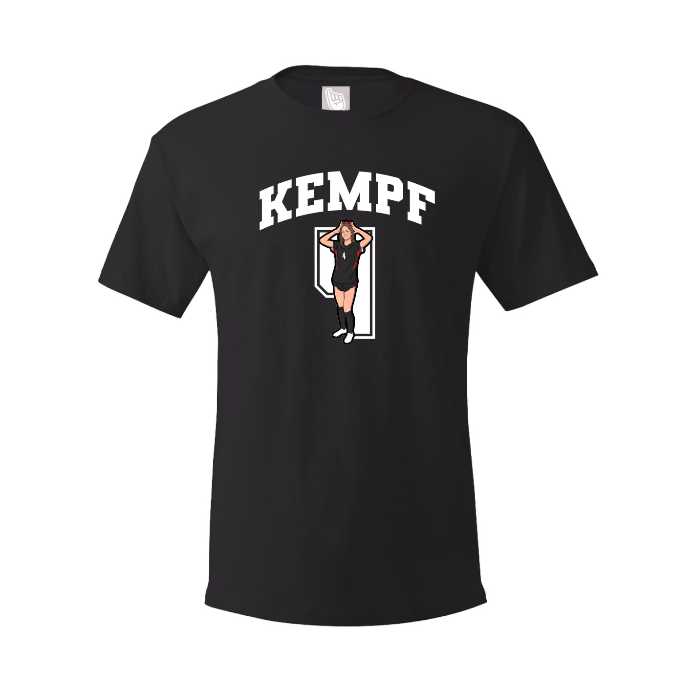 Tee — Number in Black