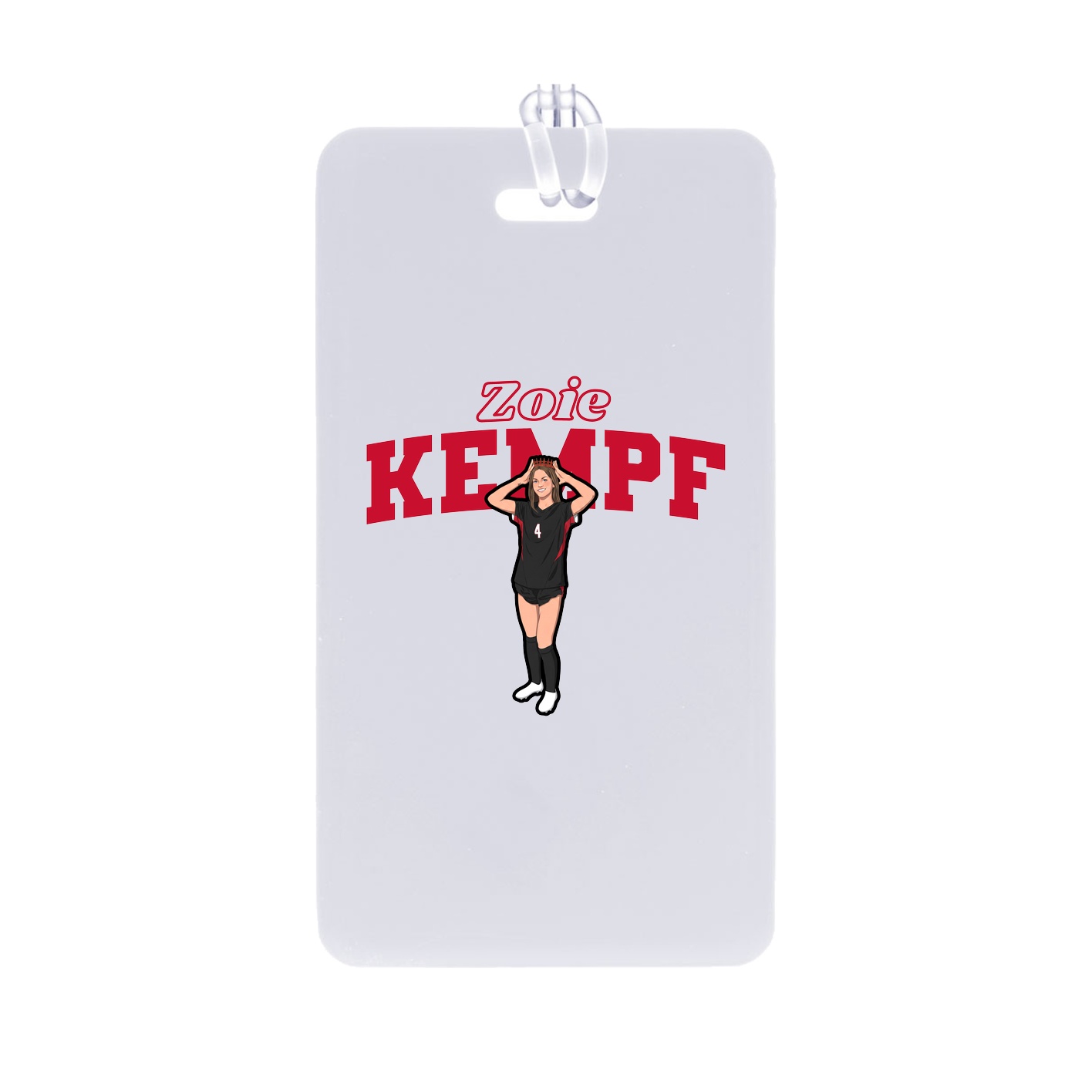 Bag Tag — Name Arch in Classic