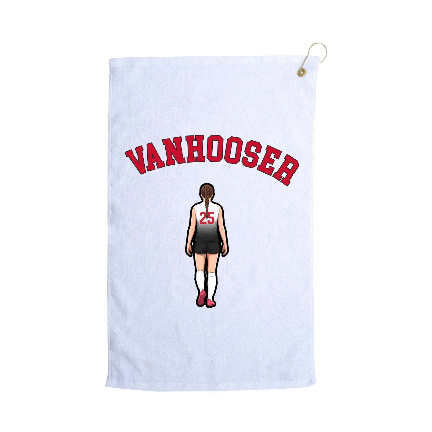 Golf Towel — Shirsey Arch in White