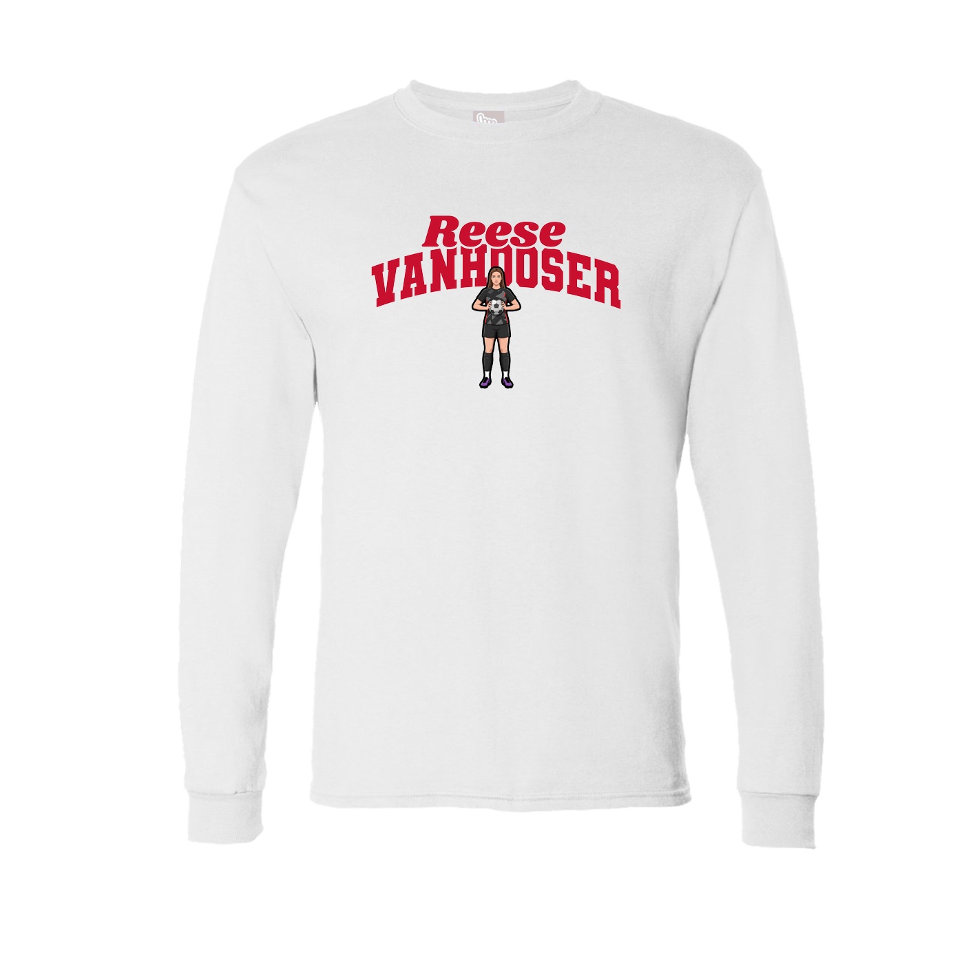 Long Sleeve Tee — Signature Arch in White