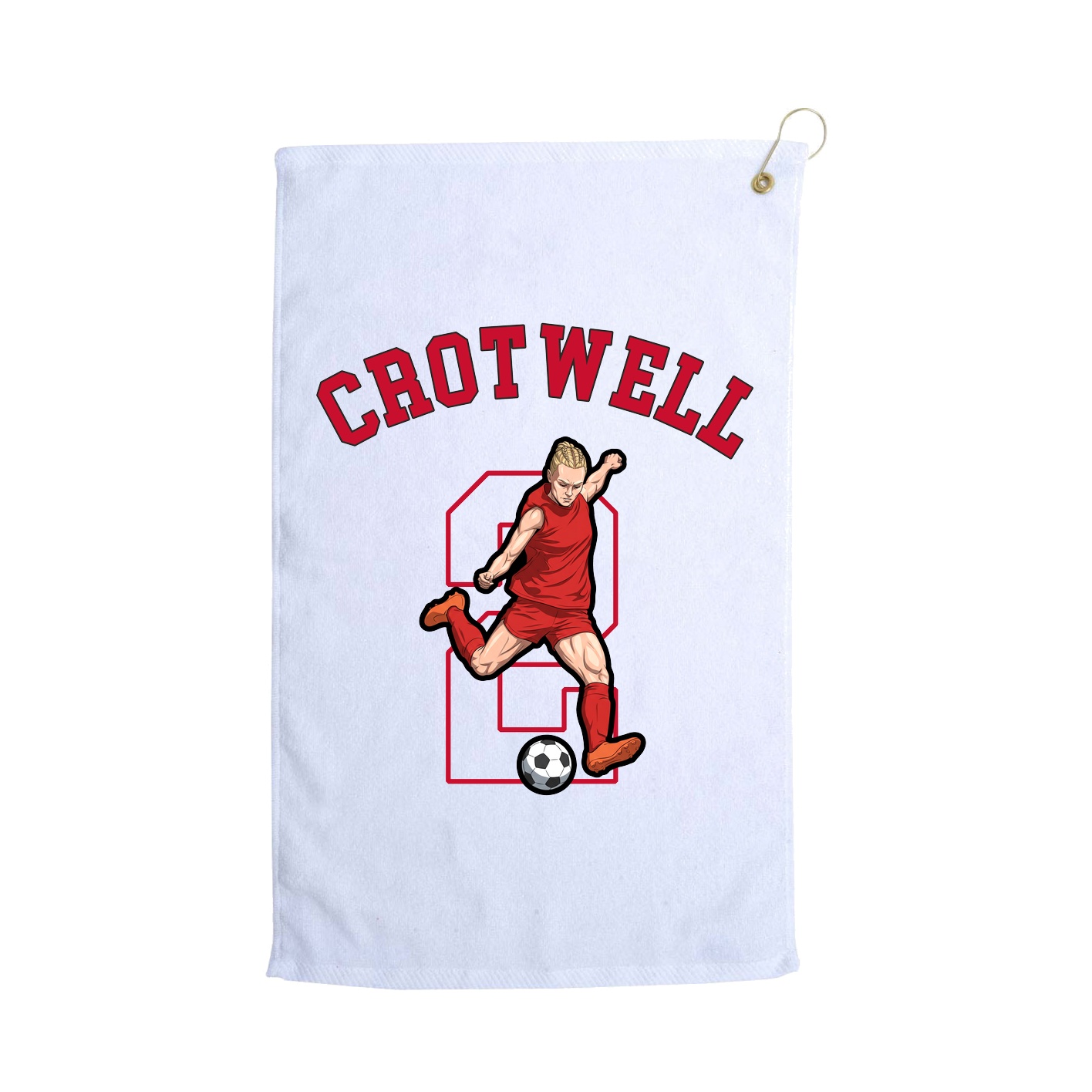 Golf Towel — Shirsey Arch in White