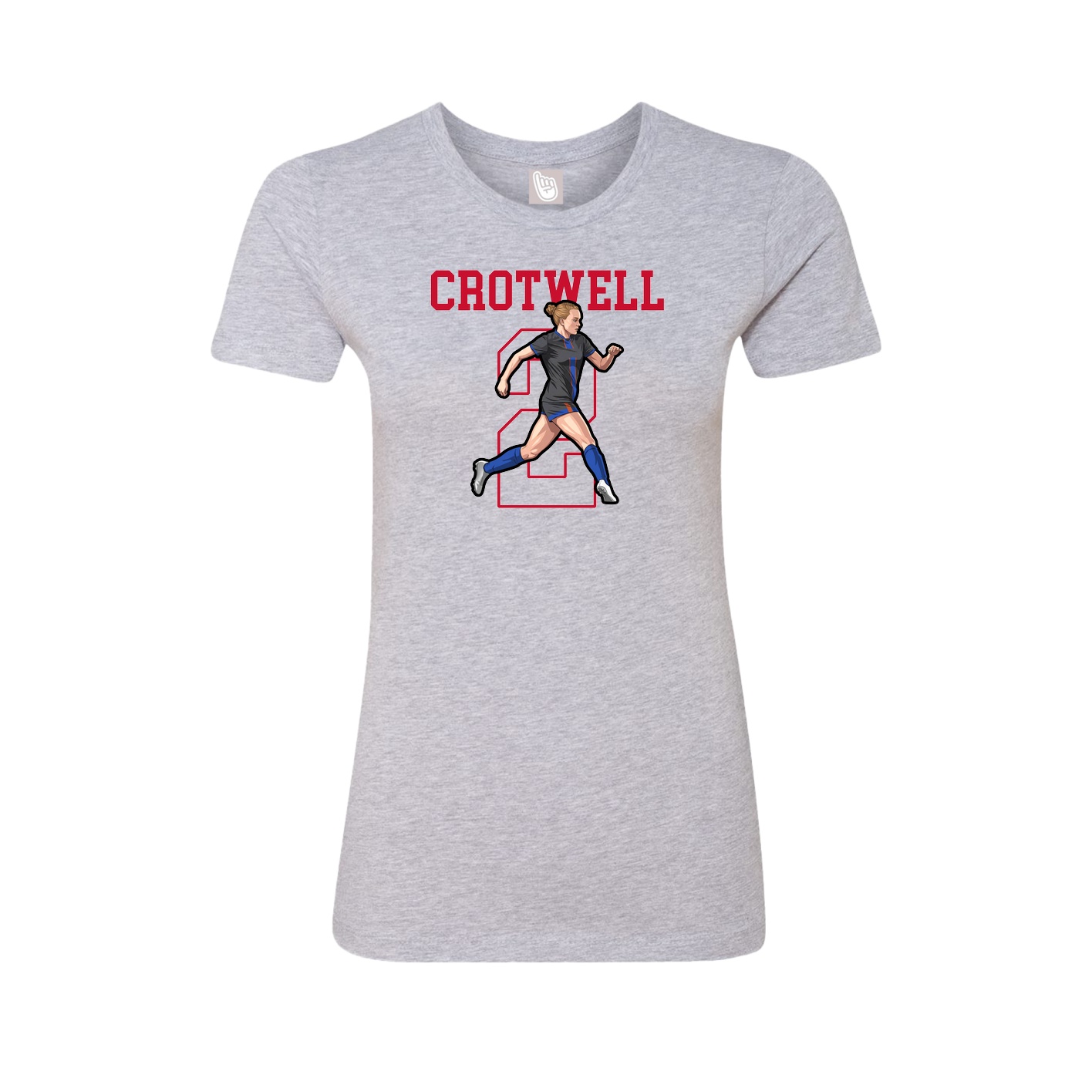 Fitted Women's Tee — Shirsey in Grey