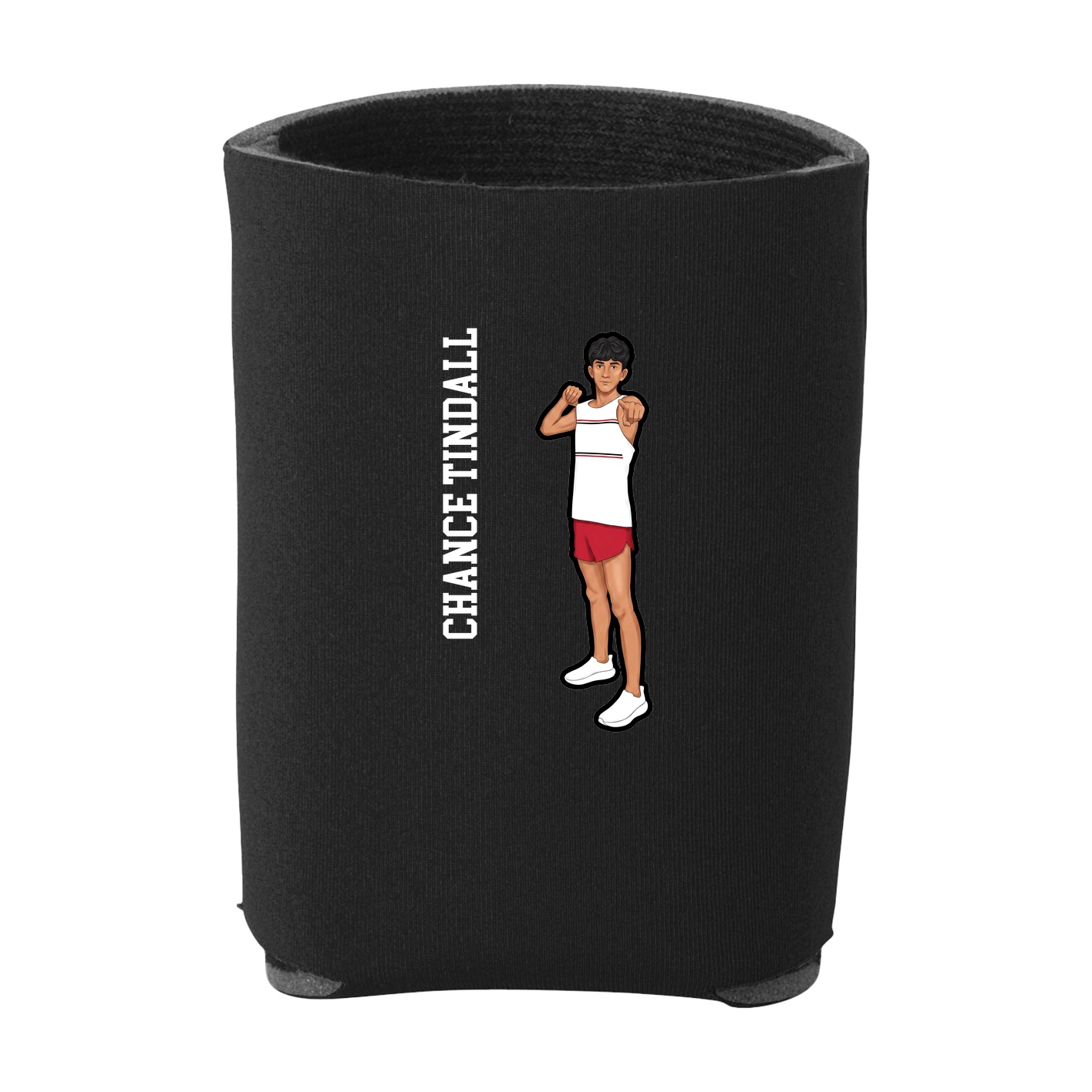 Can Holder — Name Vertical in Black