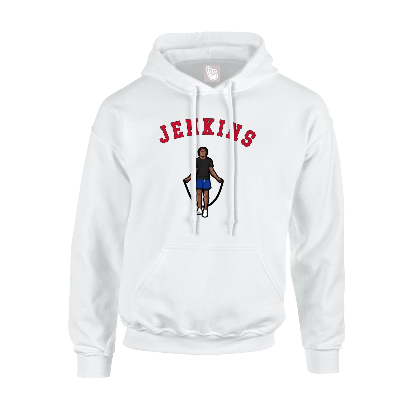 Youth Hoodie — Shirsey Arch in White