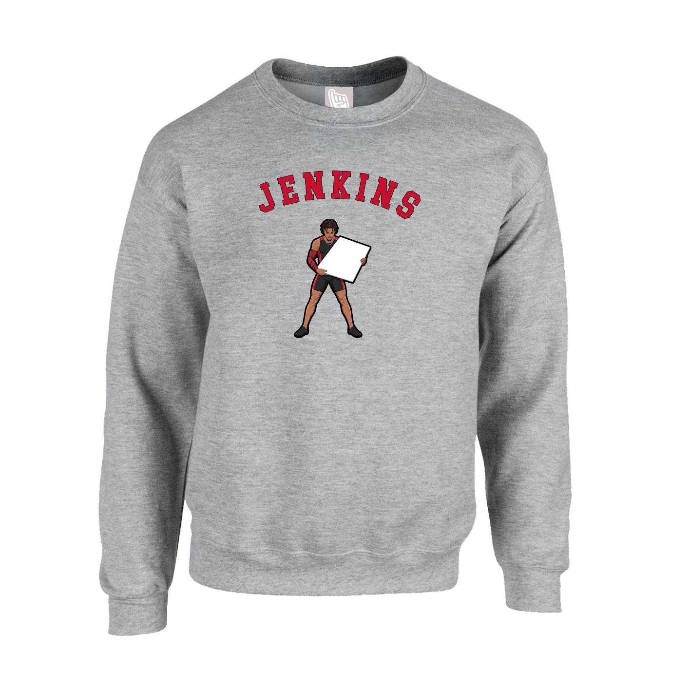 Fleece Crew — Shirsey Arch in Grey