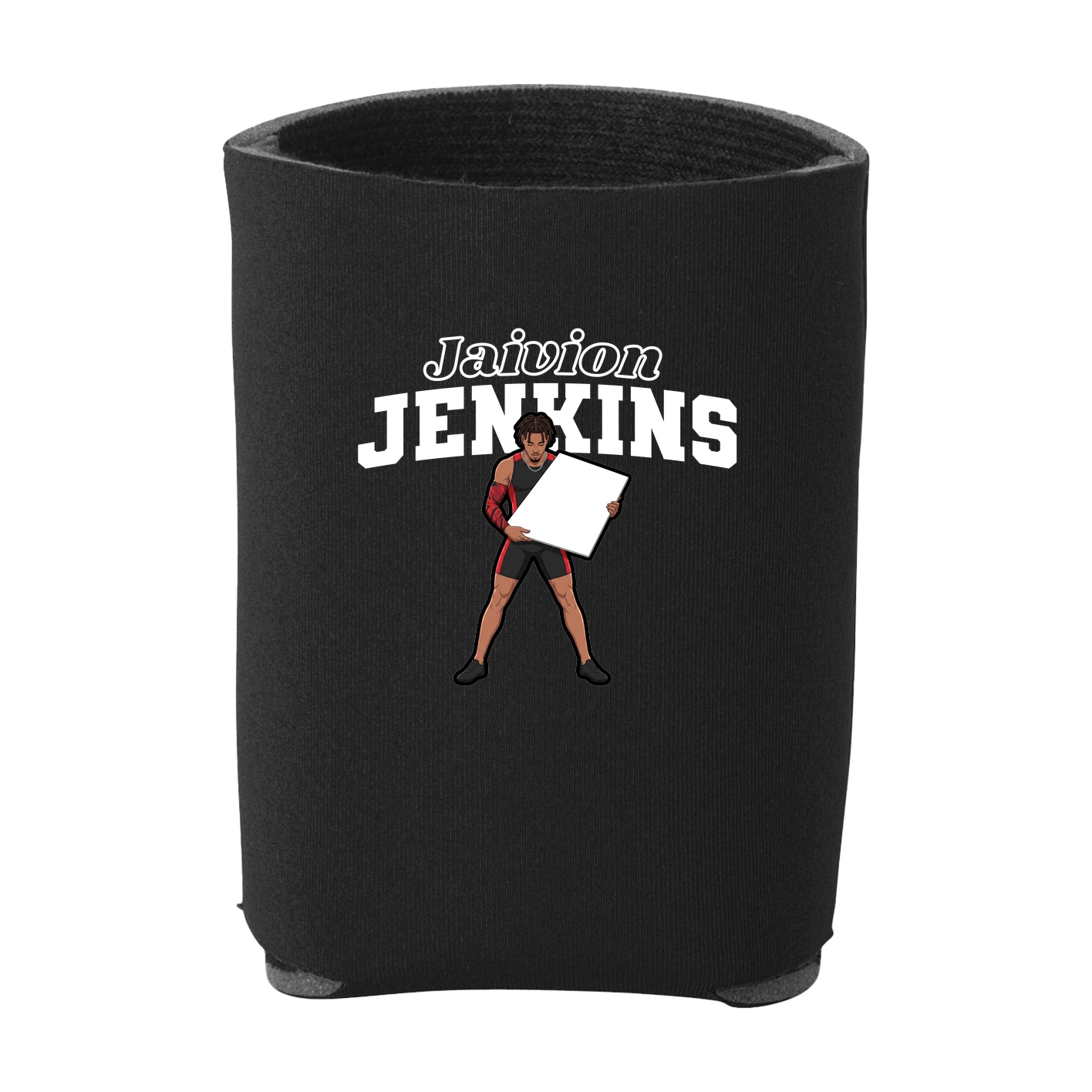 Can Holder — Name Arch in Black