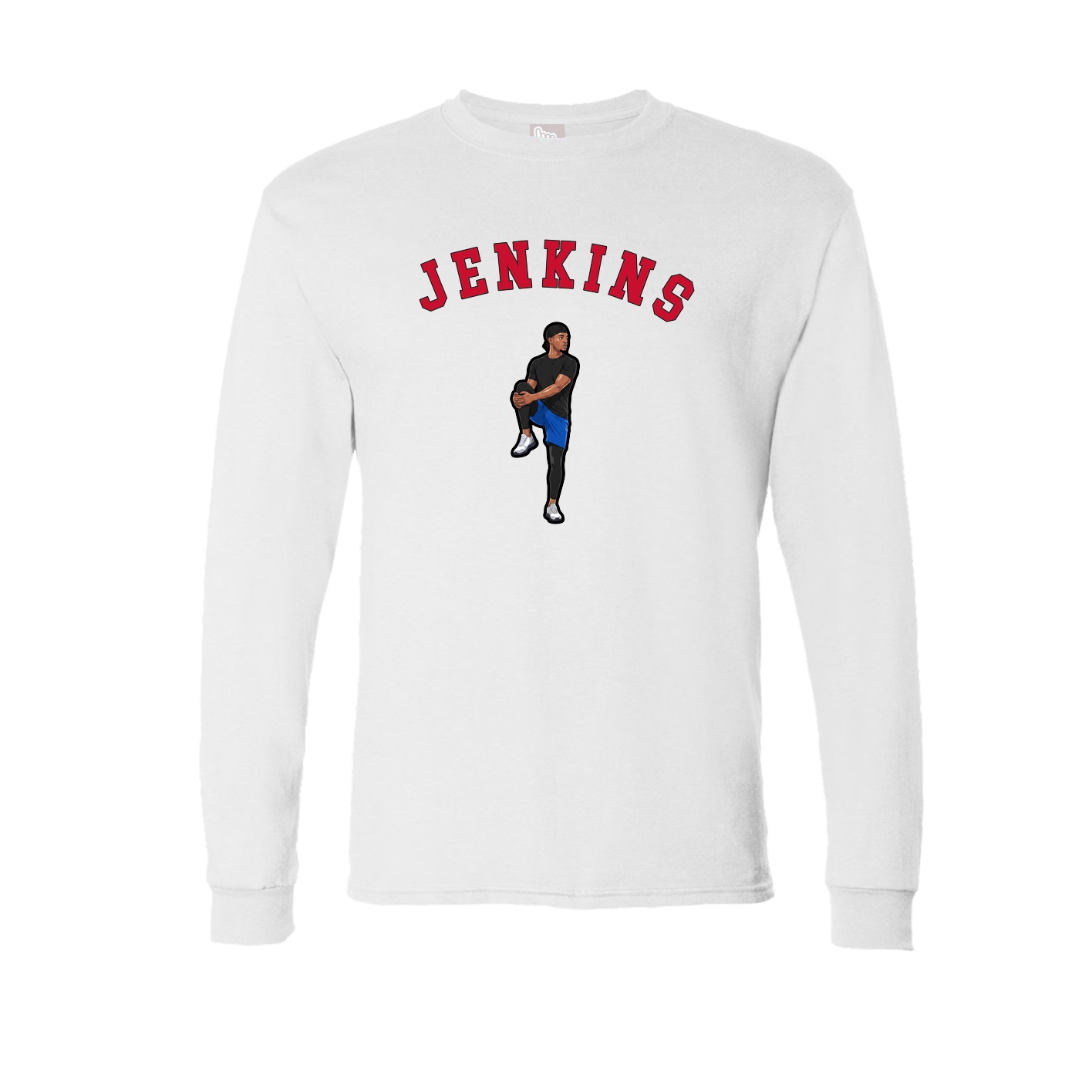 Long Sleeve Tee — Shirsey Arch in White