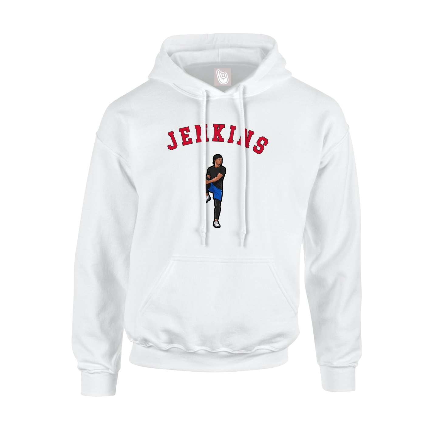 Hoodie — Shirsey Arch in White