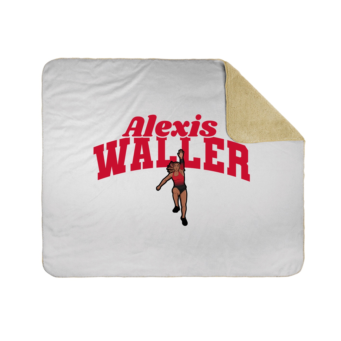 Throw Blanket — Signature Arch in White