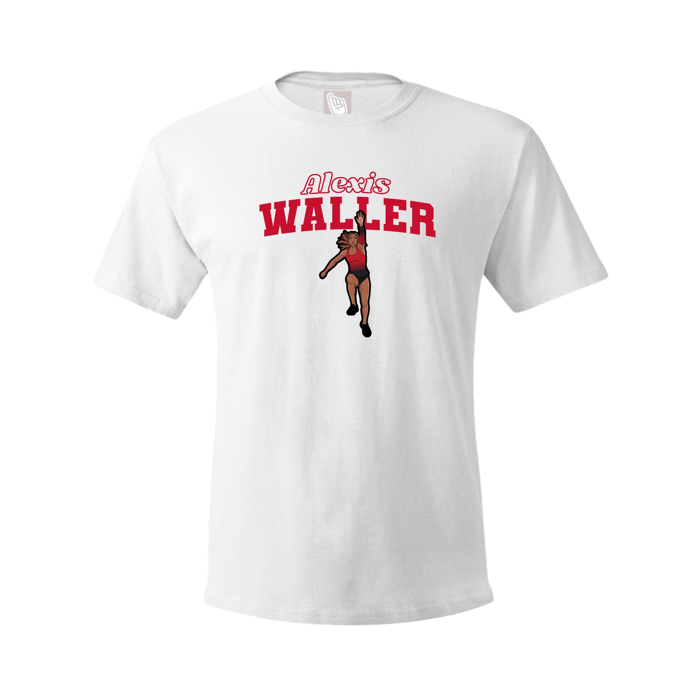 Tee — Name Arch in White