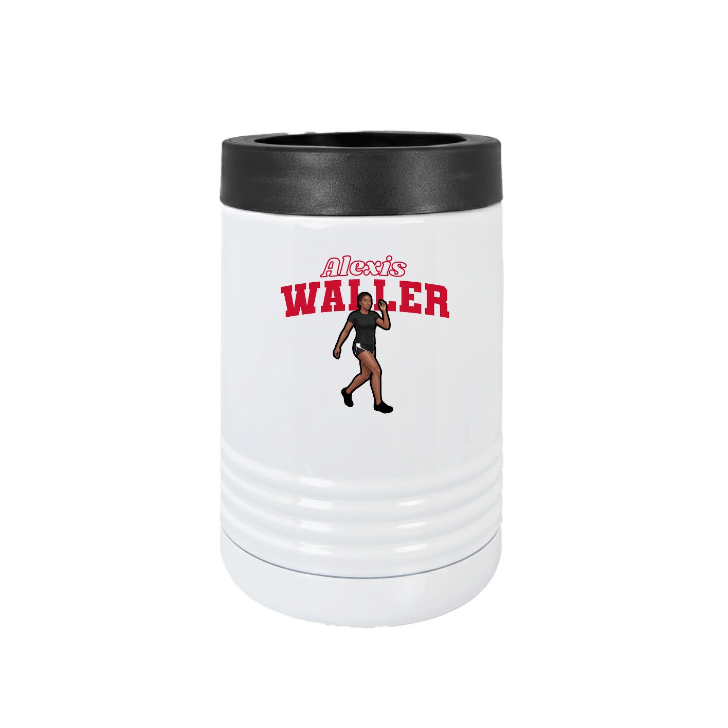 Beverage Holder — Name Arch in White