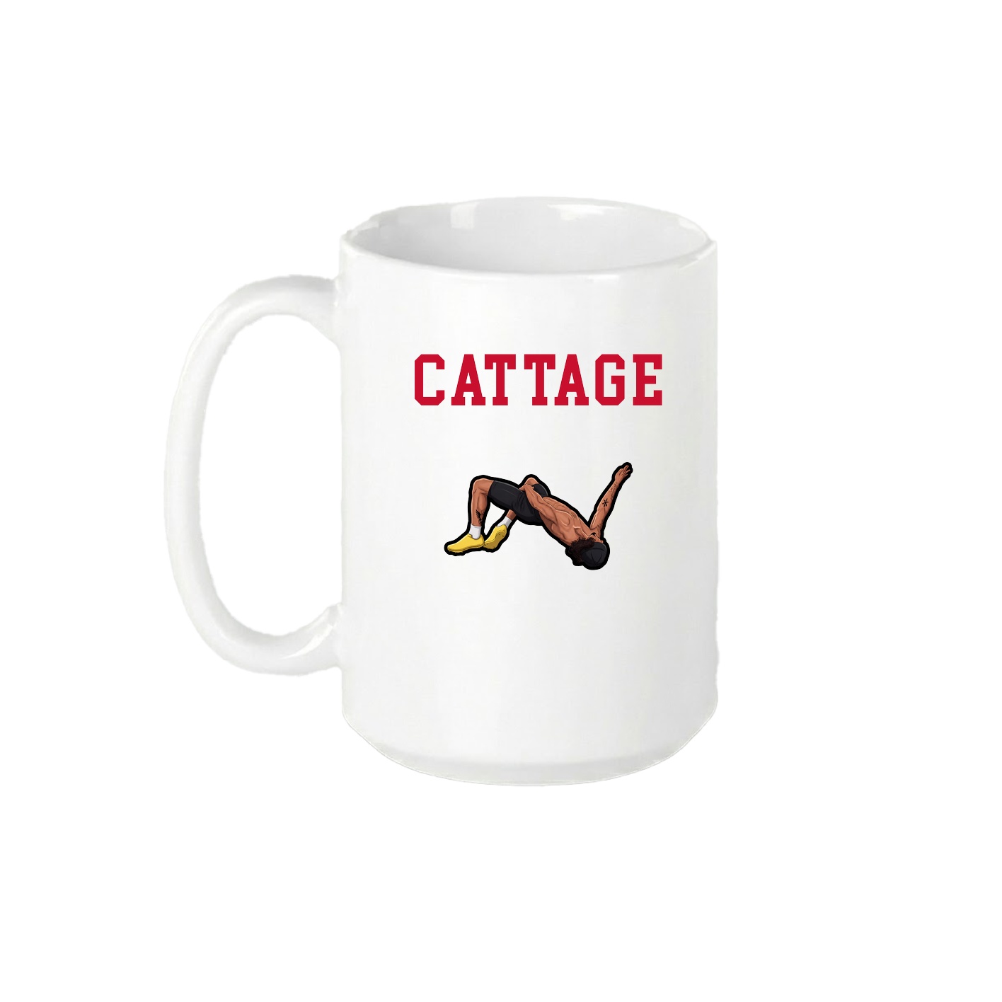 15oz Coffee Mug — Shirsey in White