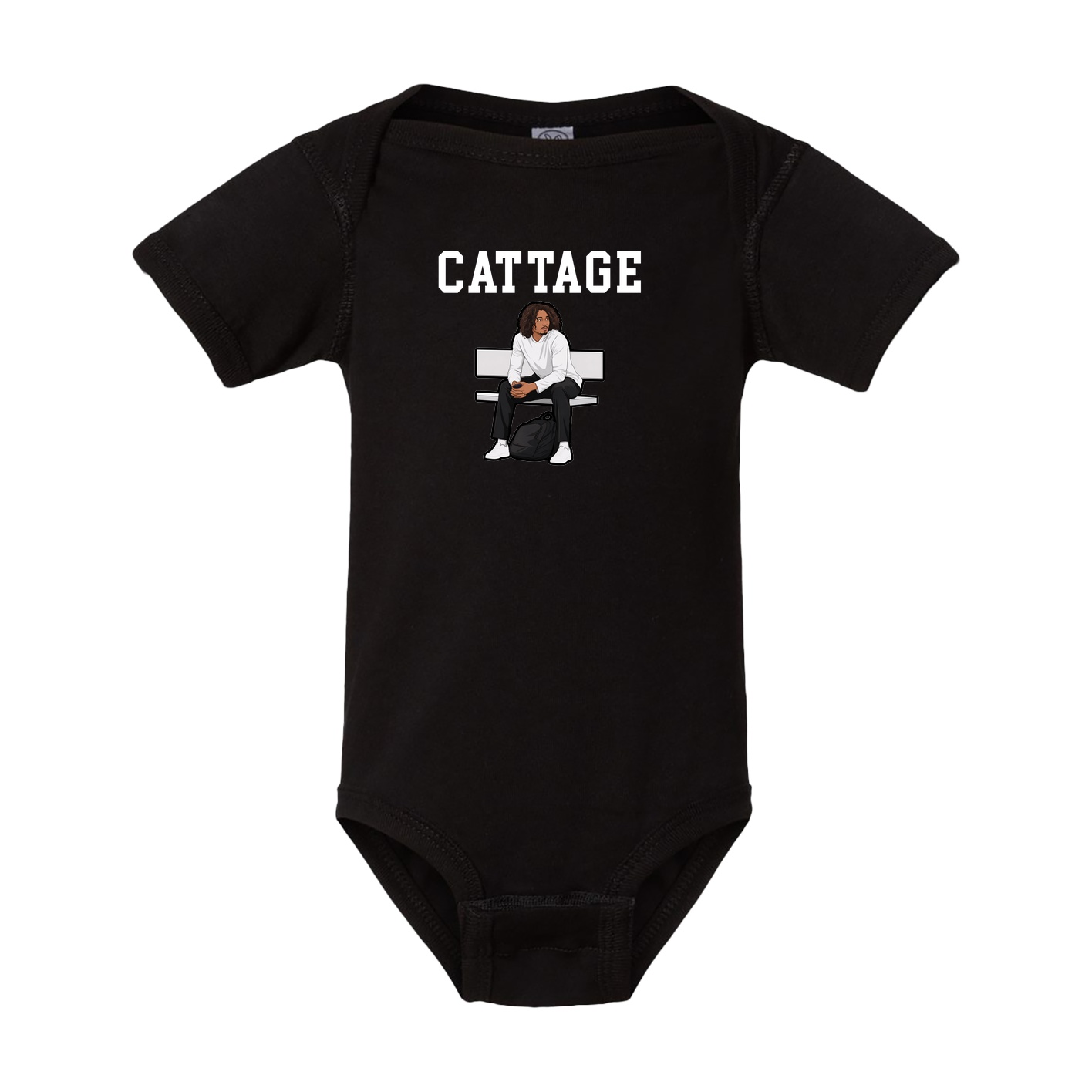 Baby Onesie — Shirsey in Black