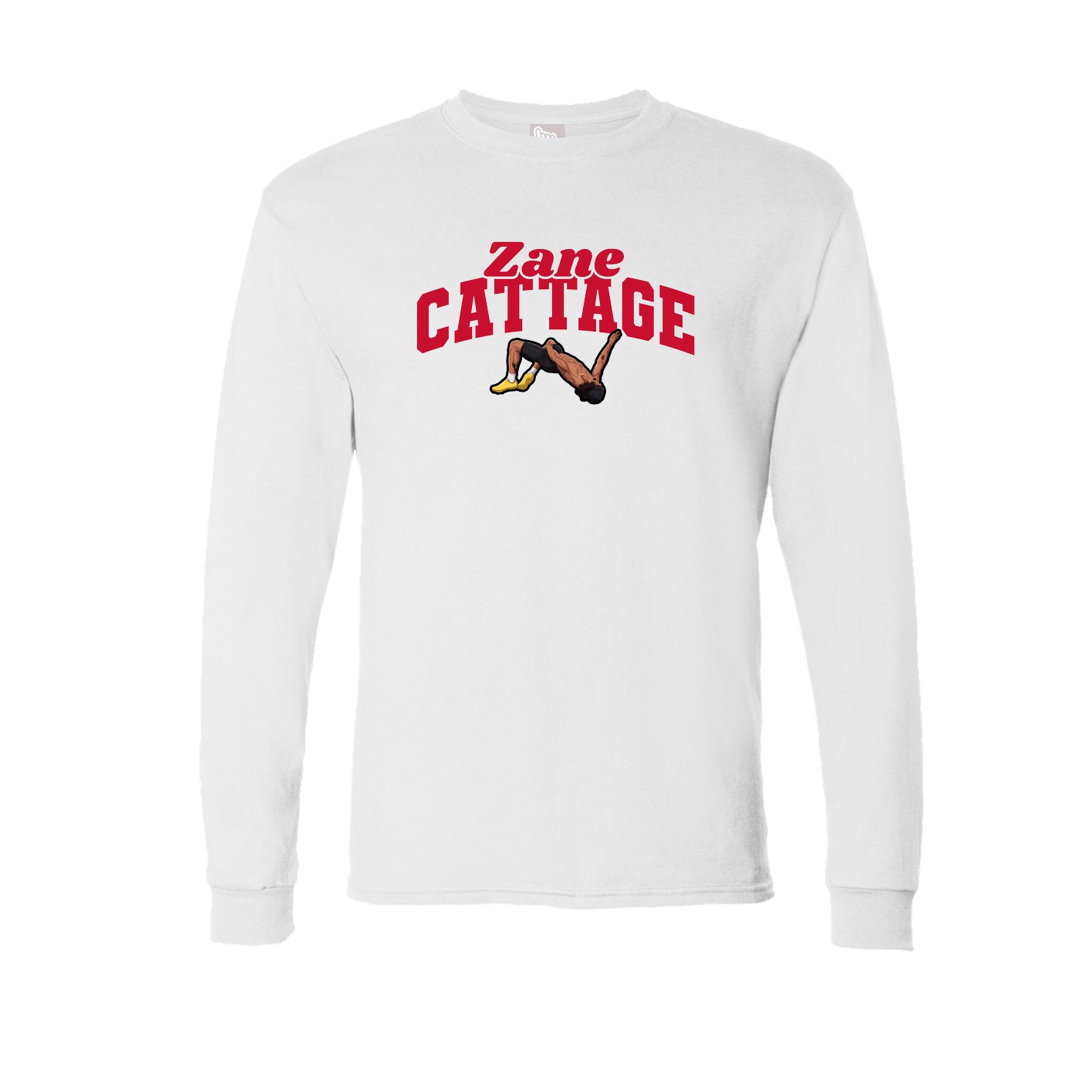 Long Sleeve Tee — Signature Arch in White