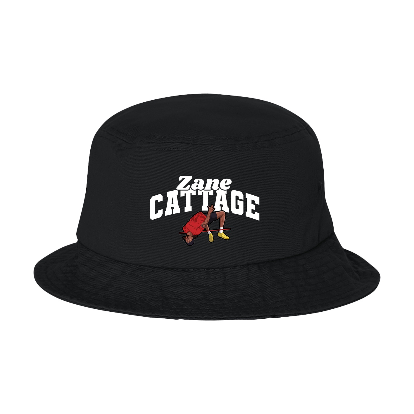 Bucket Cap — Signature Arch in Black