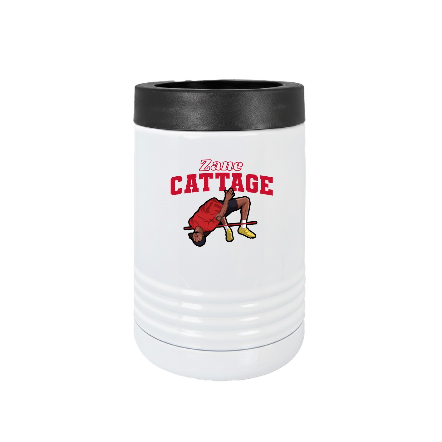 Beverage Holder — Name Arch in White