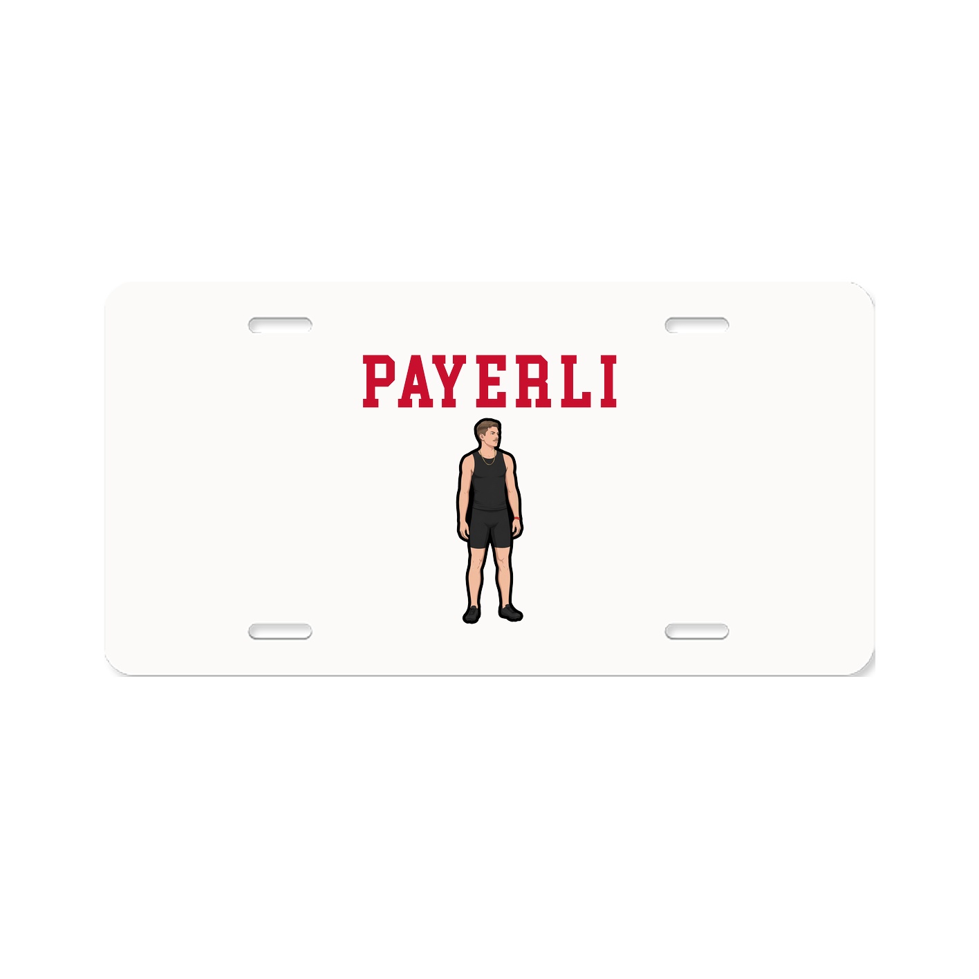 License Plate — Shirsey in Classic