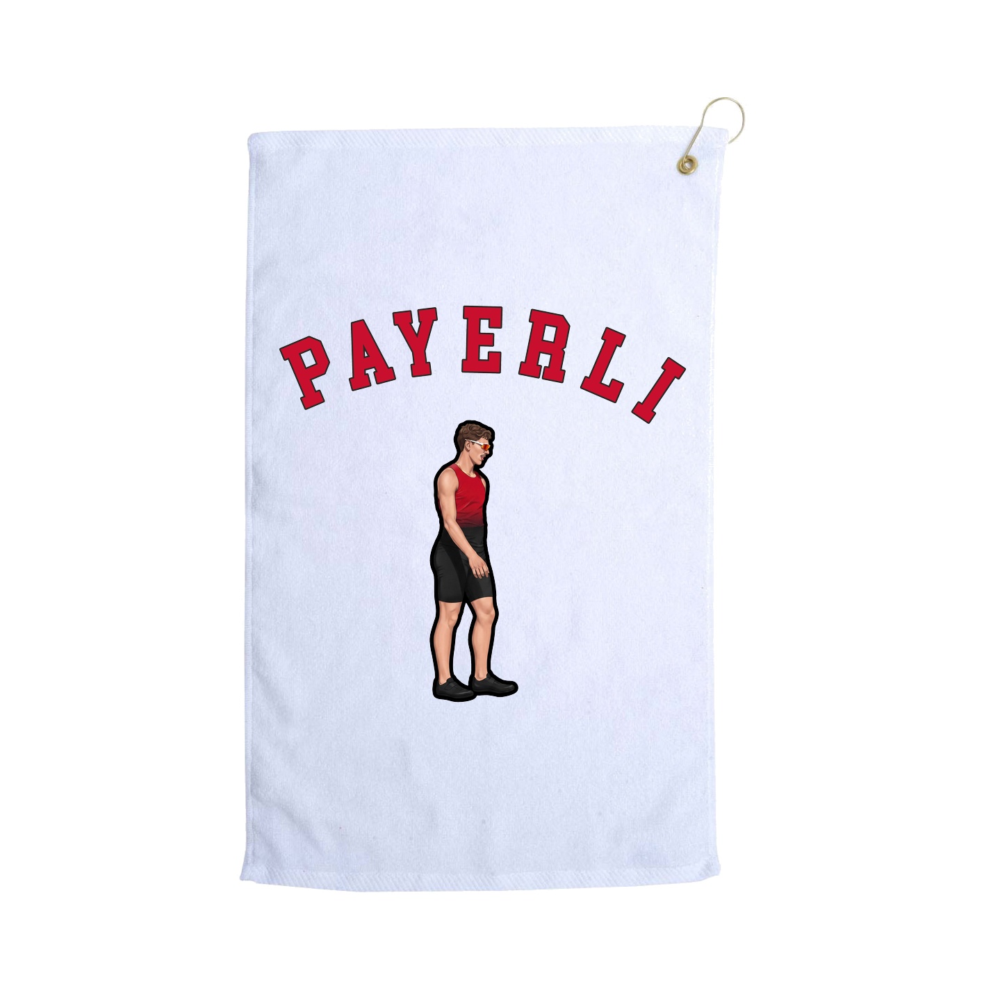 Golf Towel — Shirsey Arch in White