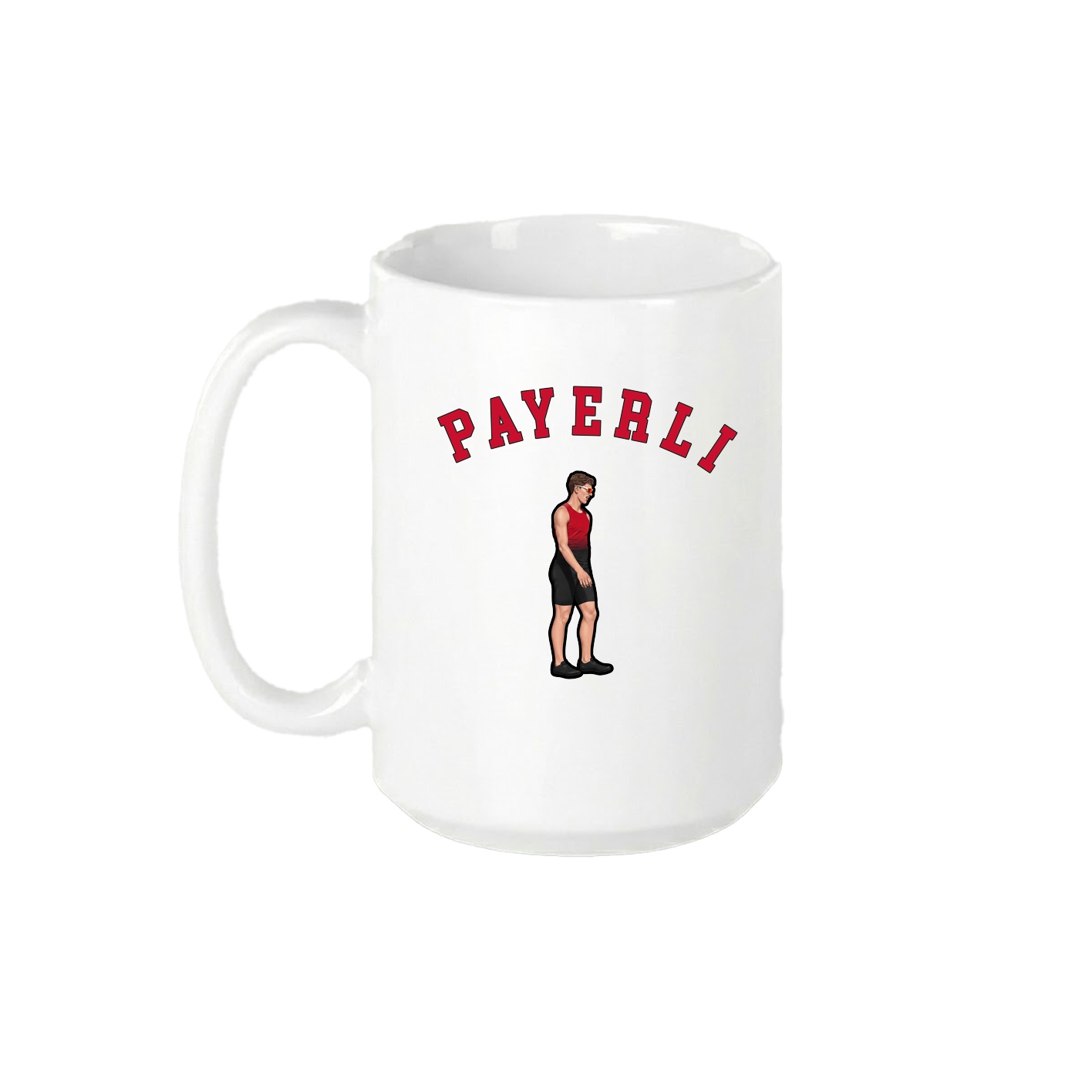 15oz Coffee Mug — Shirsey Arch in White