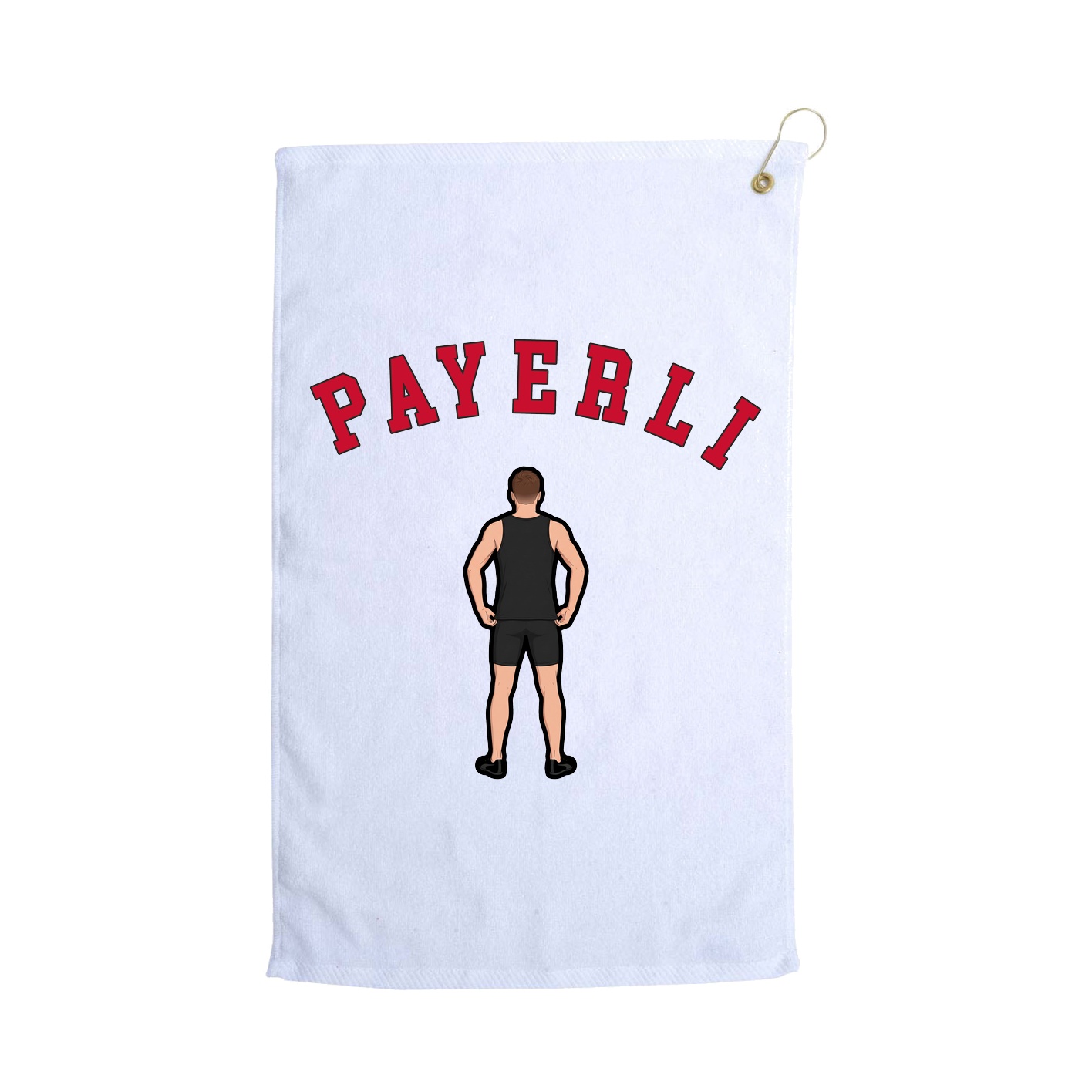 Golf Towel — Shirsey Arch in White