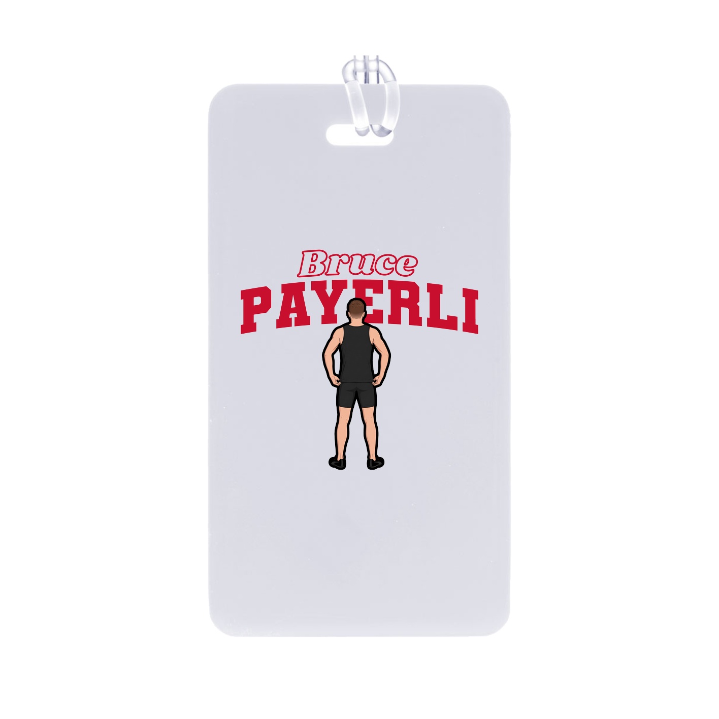 Bag Tag — Name Arch in Classic