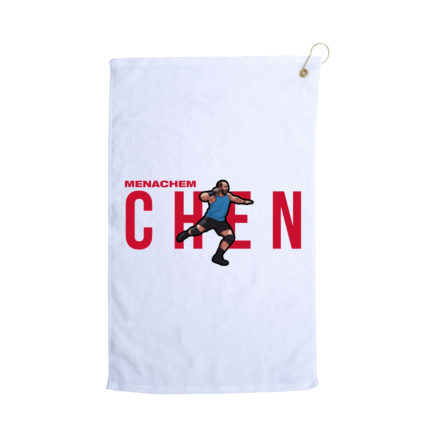 Golf Towel — Player Name in White