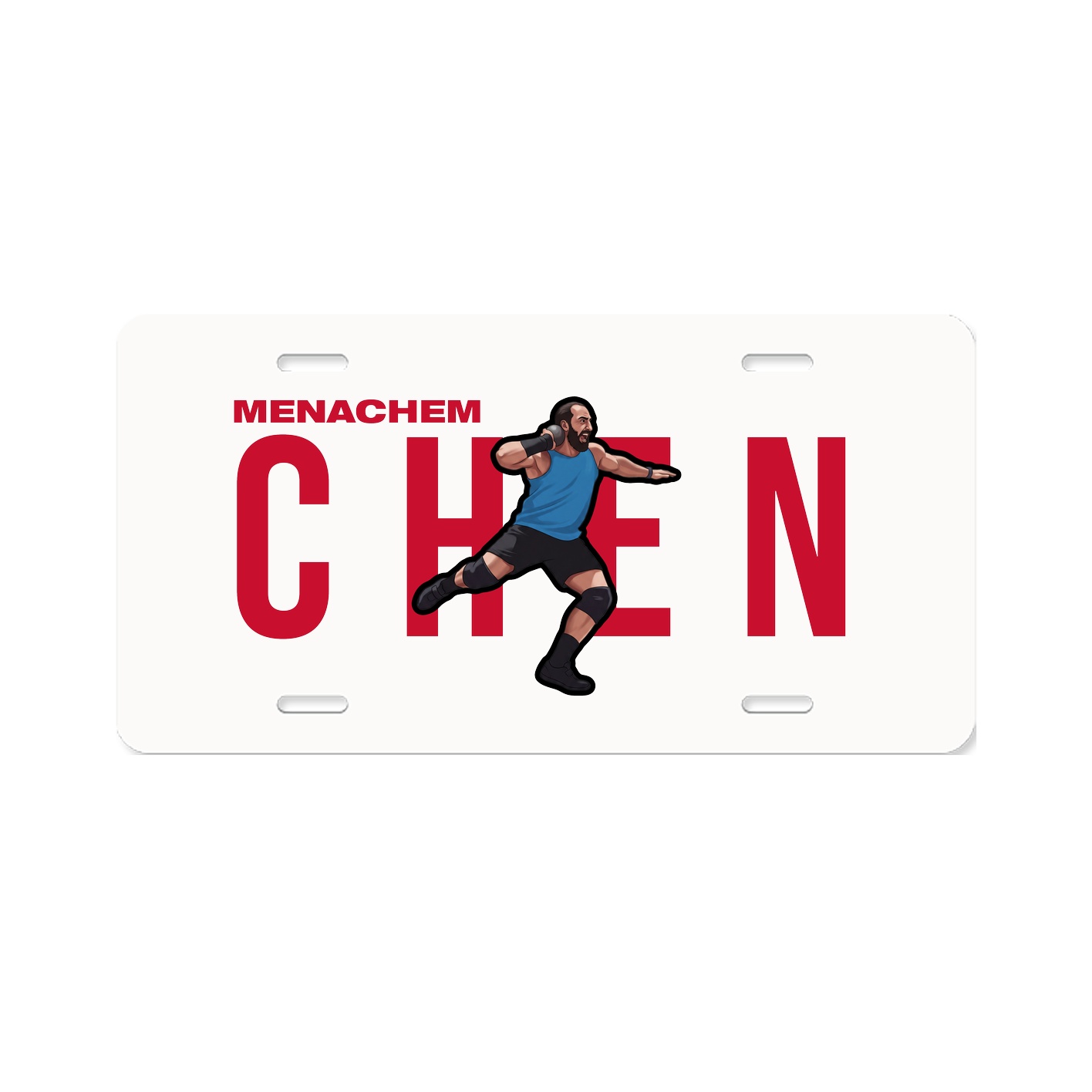 License Plate — Player Name in Classic
