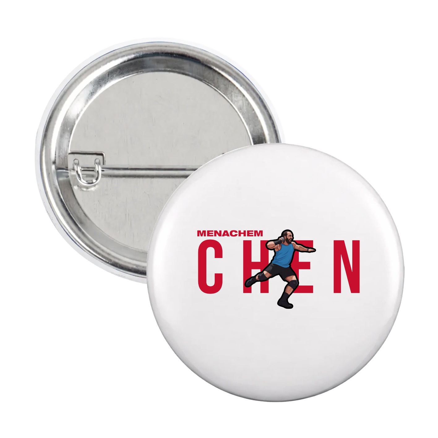 Game Day Button — Player Name in White